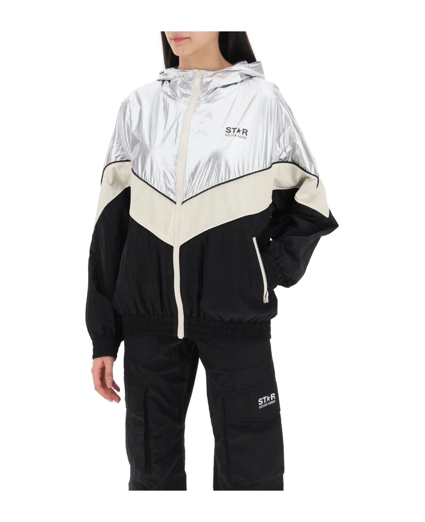 Golden Goose o1y0725 Hooded Jacket in Multicolor Size XS / US 0-2 / IT 36-38 - 4 Thumbnail