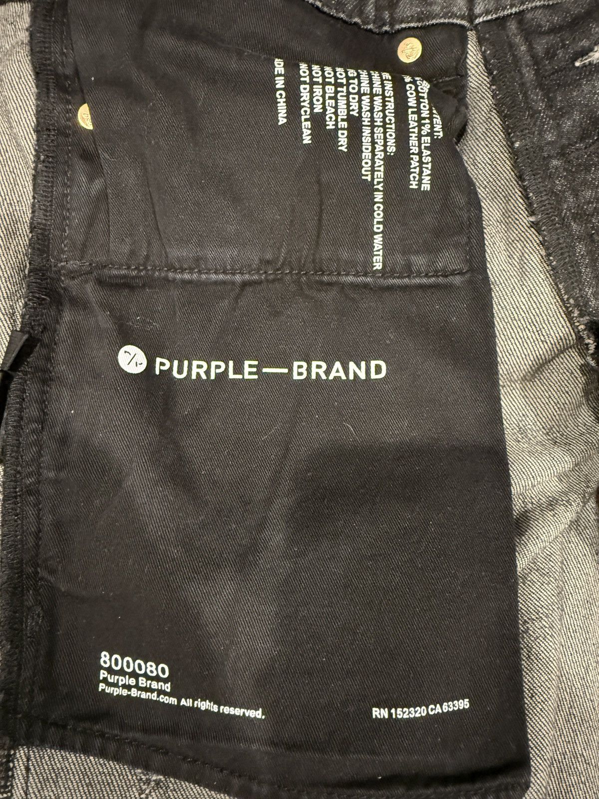 Purple Brand PURPLE BRAND JEAN - BLACK Size US 29 - 8 Thumbnail