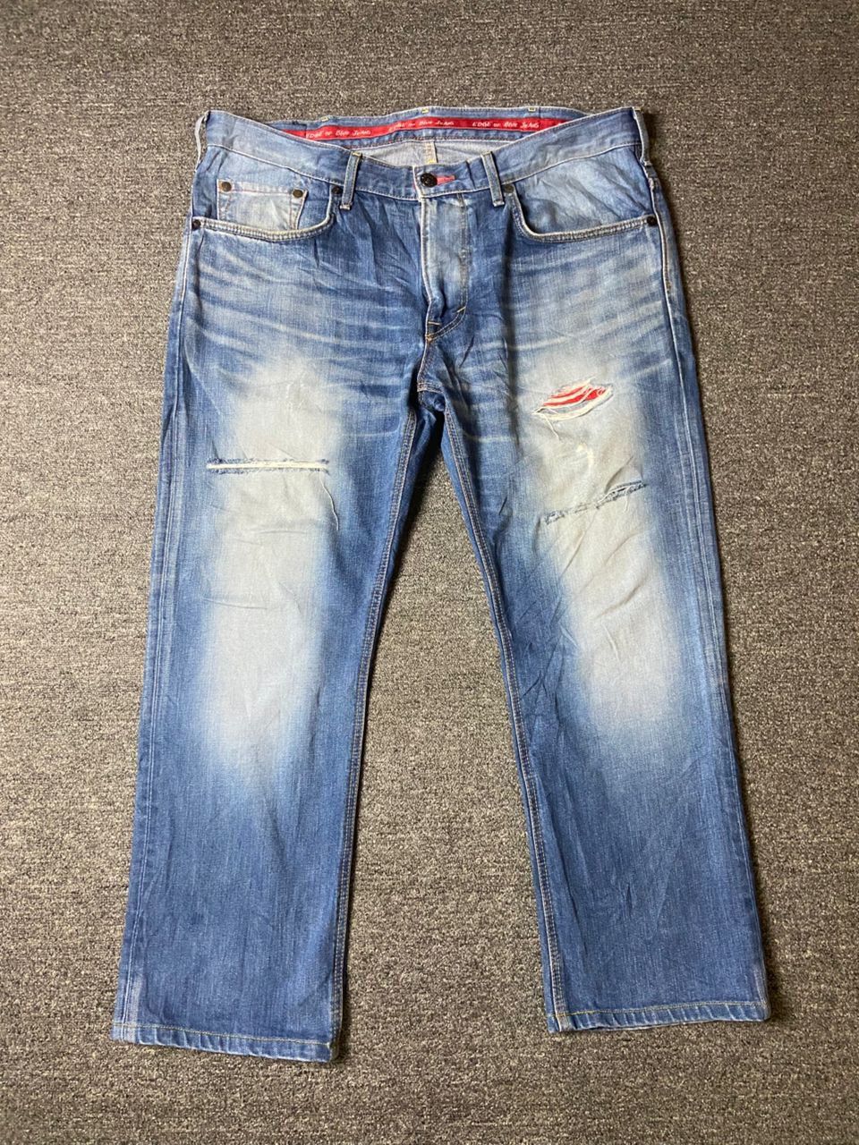 Edwin × Japanese Brand × Vintage Vintage EDWIN 503 Regular Fit Denim Jeans (128) Size US 42 / EU 58 - 1 Thumbnail