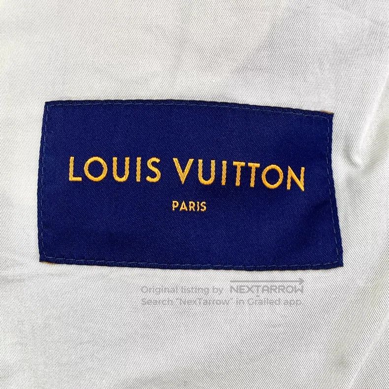 Louis Vuitton Louis Vuitton Green logo embossed full-print cotton fur co Size US M / EU 48-50 / 2 - 6 Thumbnail