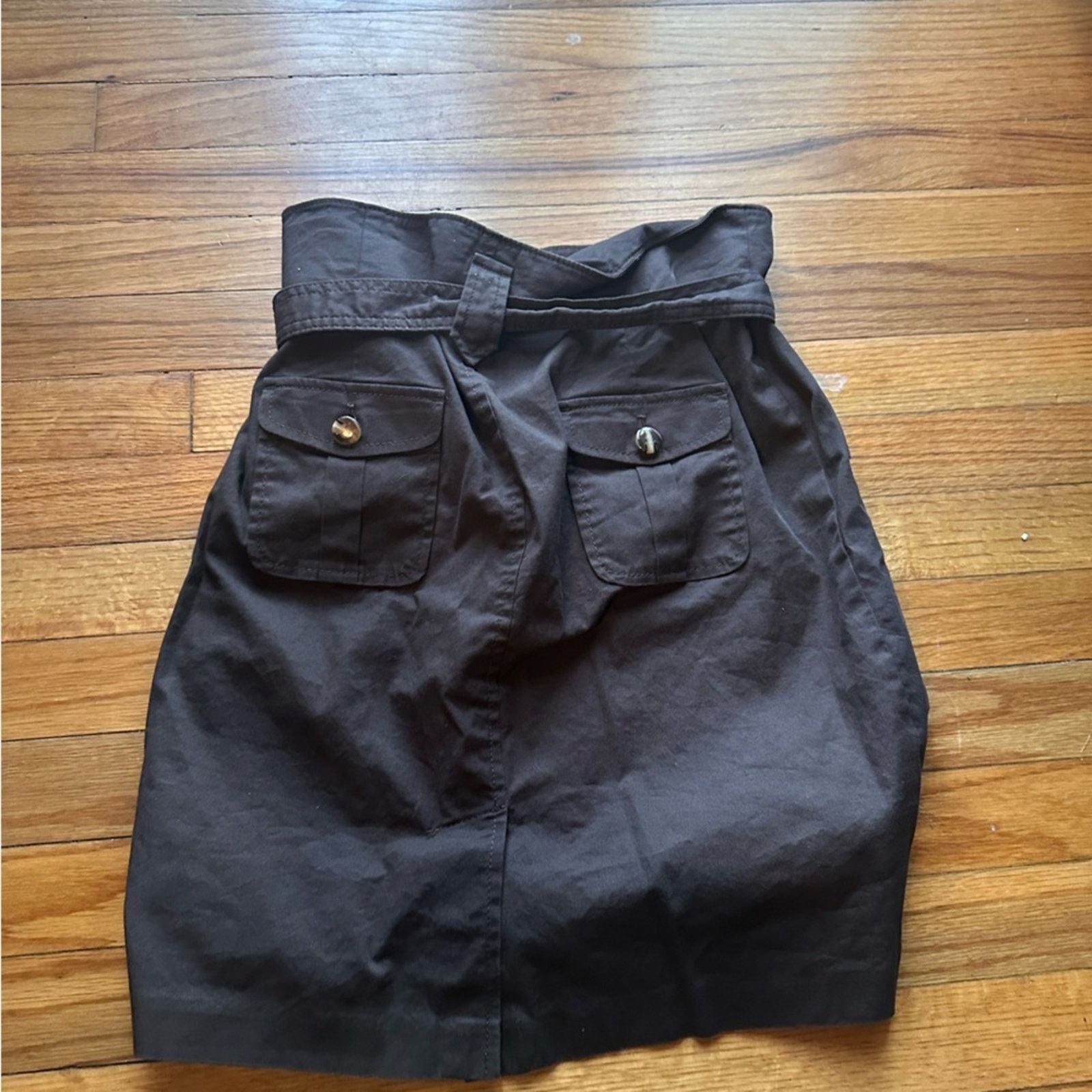 Ann Taylor Ann Taylor Brown Belted Skirt Size 28" / US 6 / IT 42 - 10 Thumbnail