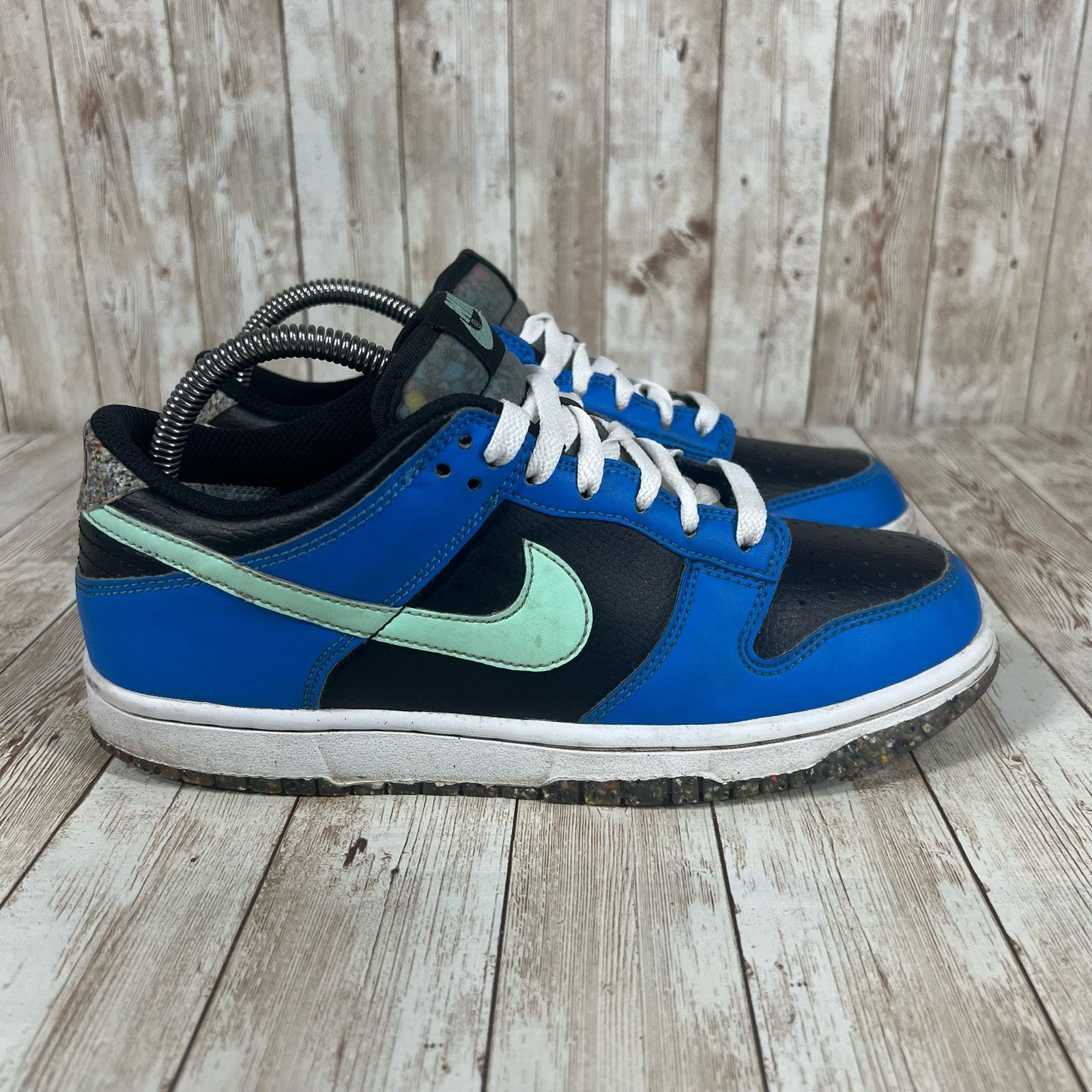 Nike 7/8.5 Women Nike Dunk Low SE Black Blue Mint - DR0165-001 Size US 8.5 / IT 38.5 - 1 Thumbnail