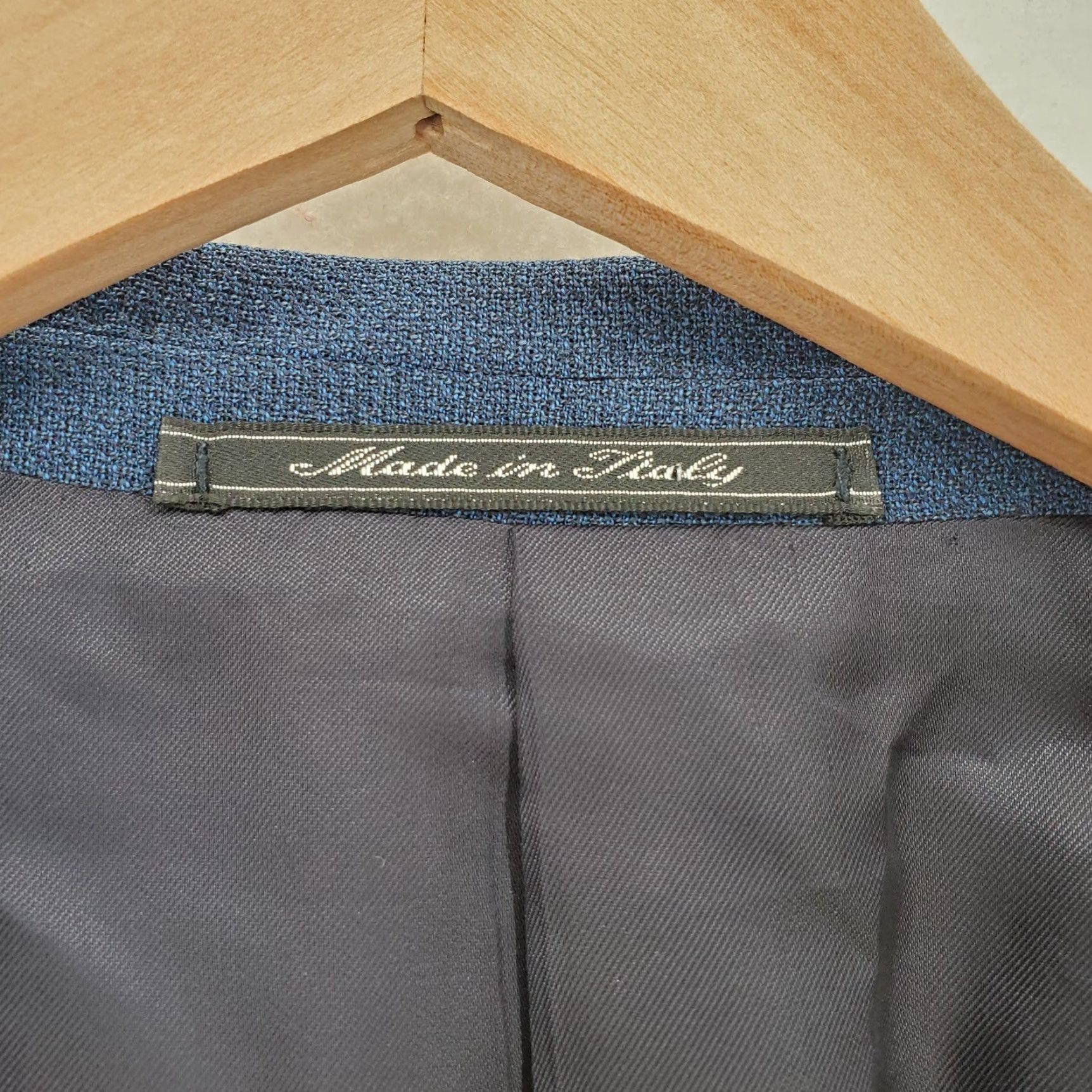 Ermenegildo Zegna VINTAGE Richard's Greenwich Blazer Mens 42L Blue Ermenegildo Zegna Fabric Sport Coat Size 42R - 2 Thumbnail