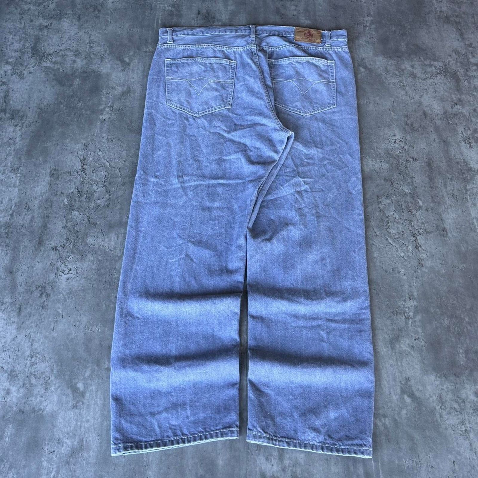 JNCO × Levi's × Members Only Vintage Y2K Member’s Only Baggy Grunge Opium Denim Jeans Size US 42 / EU 58 - 1 Thumbnail