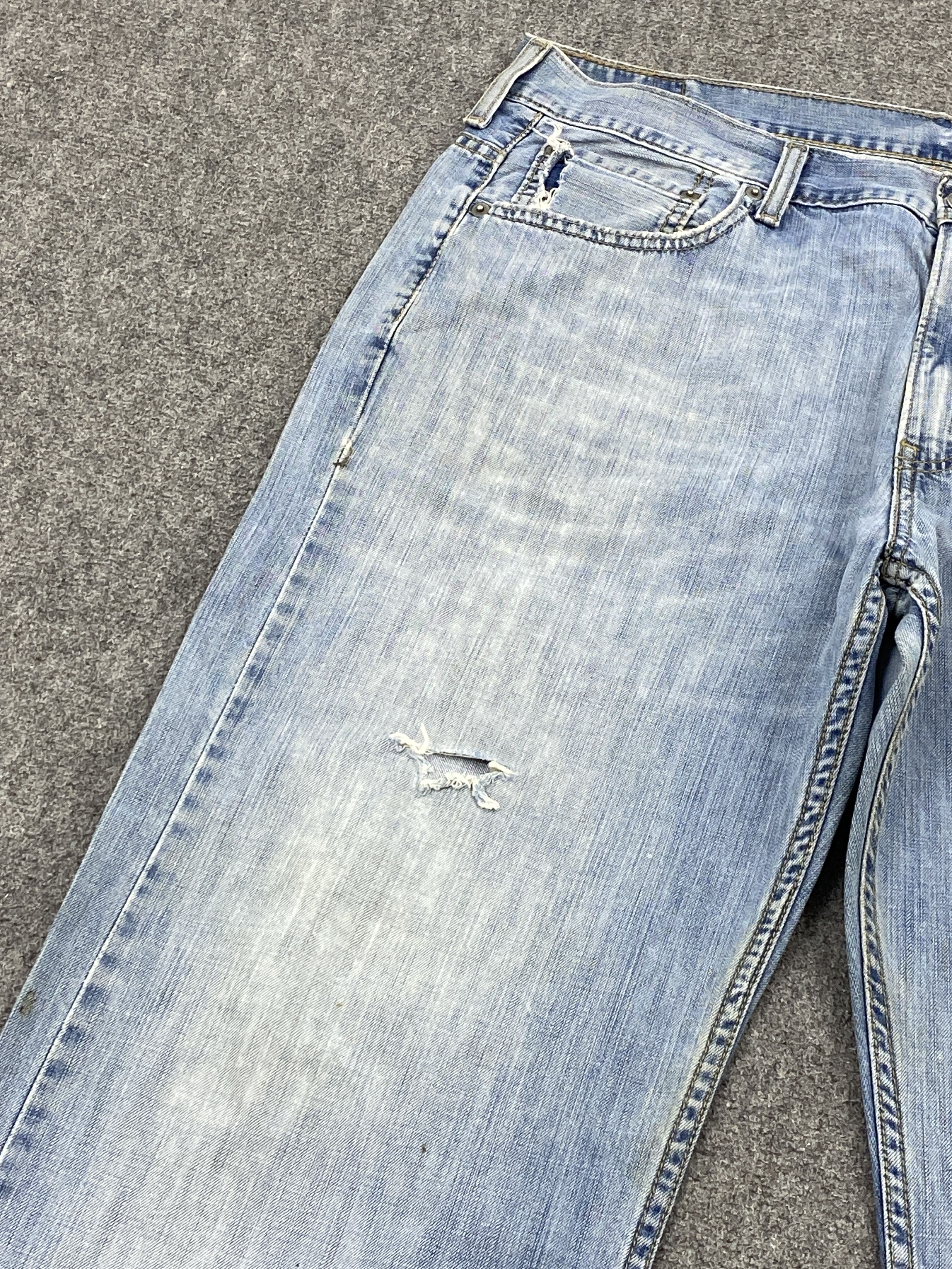 Levi's Vintage Levis 569 Earthtone Blue Jeans DP2341 Size US 36 / EU 52 - 11 Thumbnail