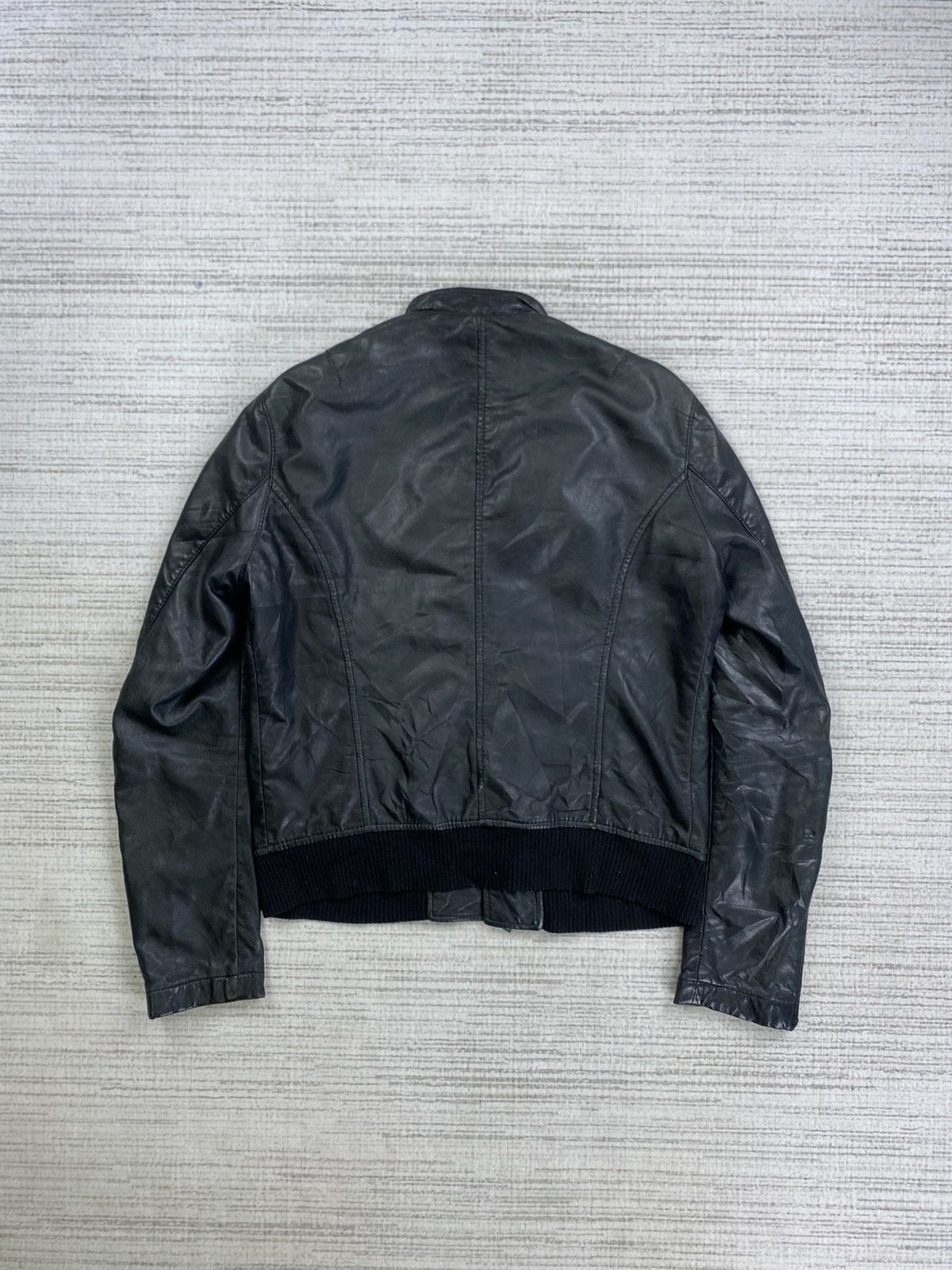 United Arrows × Vintage Vintage United Arrows White Label Leather Jacket Size US M / EU 48-50 / 2 - 2 Thumbnail