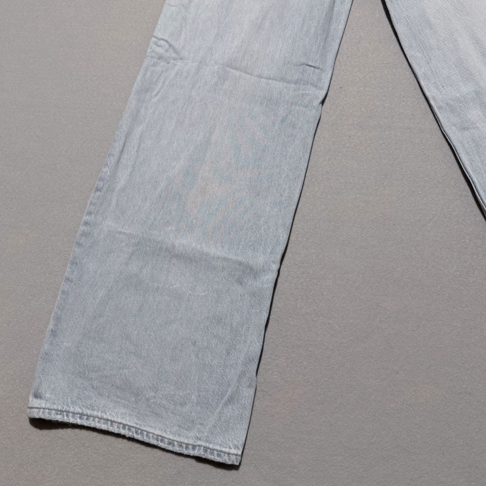 American Eagle Outfitters American Eagle Jeans Women Blue Denim Distressed Mid Rise Zip Fly Wide Leg 0 28 Inseam 29 Inseam 5-Pocket Design 90s Theme Vintage No Shirt Size 25" / US 0 / IT 36 - 7 Thumbnail