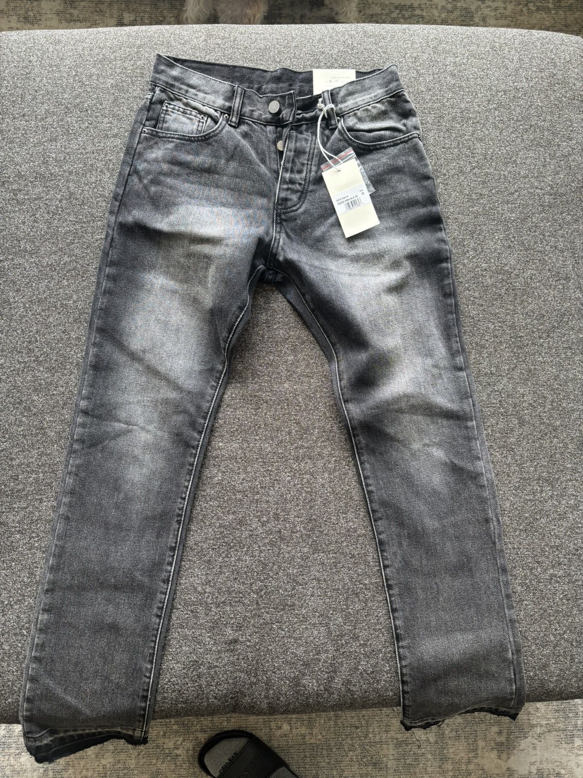 MNML MNML B212 Straight Black Denim Jeans Size US 28 / EU 44 - 1 Thumbnail