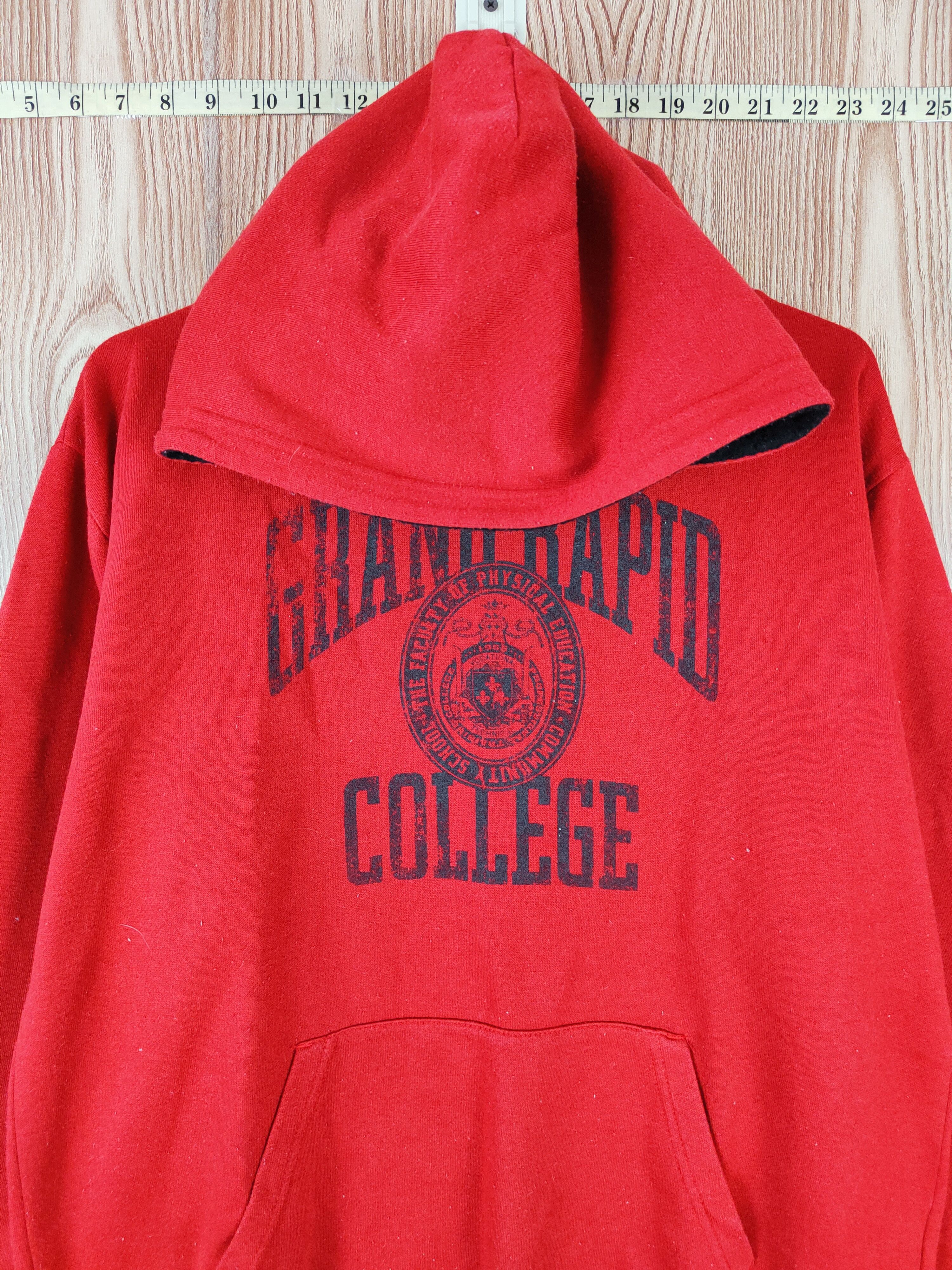 Japanese Brand × Vintage Vintage 💥 Defective Struct Red Hoodie Sweatshirts Size US L / EU 52-54 / 3 - 3 Thumbnail