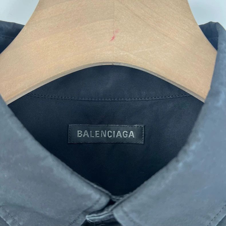Balenciaga Balenciaga size 38 Coke embroidery vinyl covered shirt Size S / US 4 / IT 40 - 4 Thumbnail