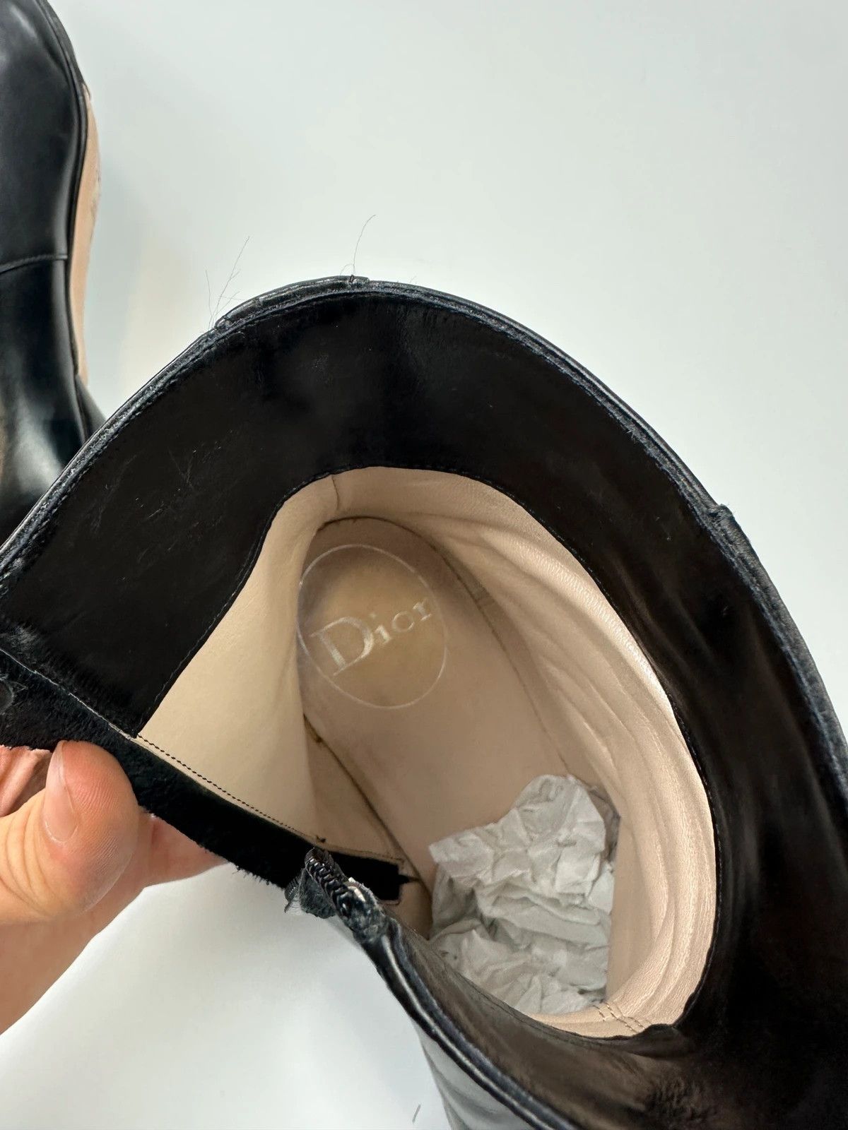 Dior Dior John Galliano Black Leather High Heels Boots Size US 10 / IT 40 - 13 Thumbnail