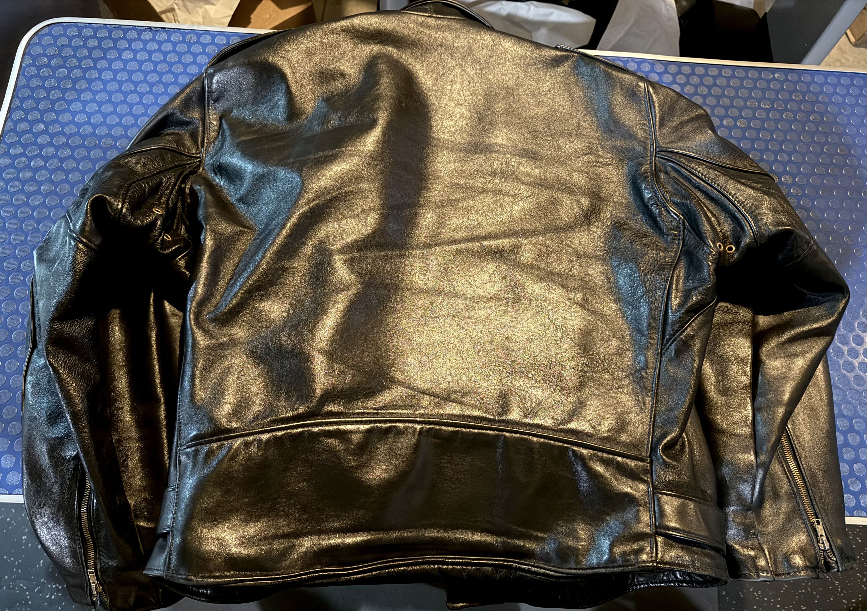 Schott Vintage 90’s Schott 611H Horsehide Sz48 Size US XXL / EU 58 / 5 - 4 Thumbnail