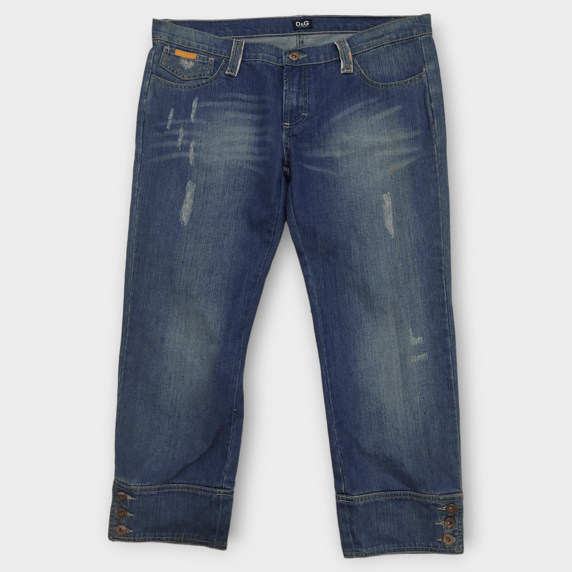 Dolce & Gabbana Dolce & Gabbana Love Logo Pocket Jeans Size 34" / US 12 / IT 48 - 2 Thumbnail