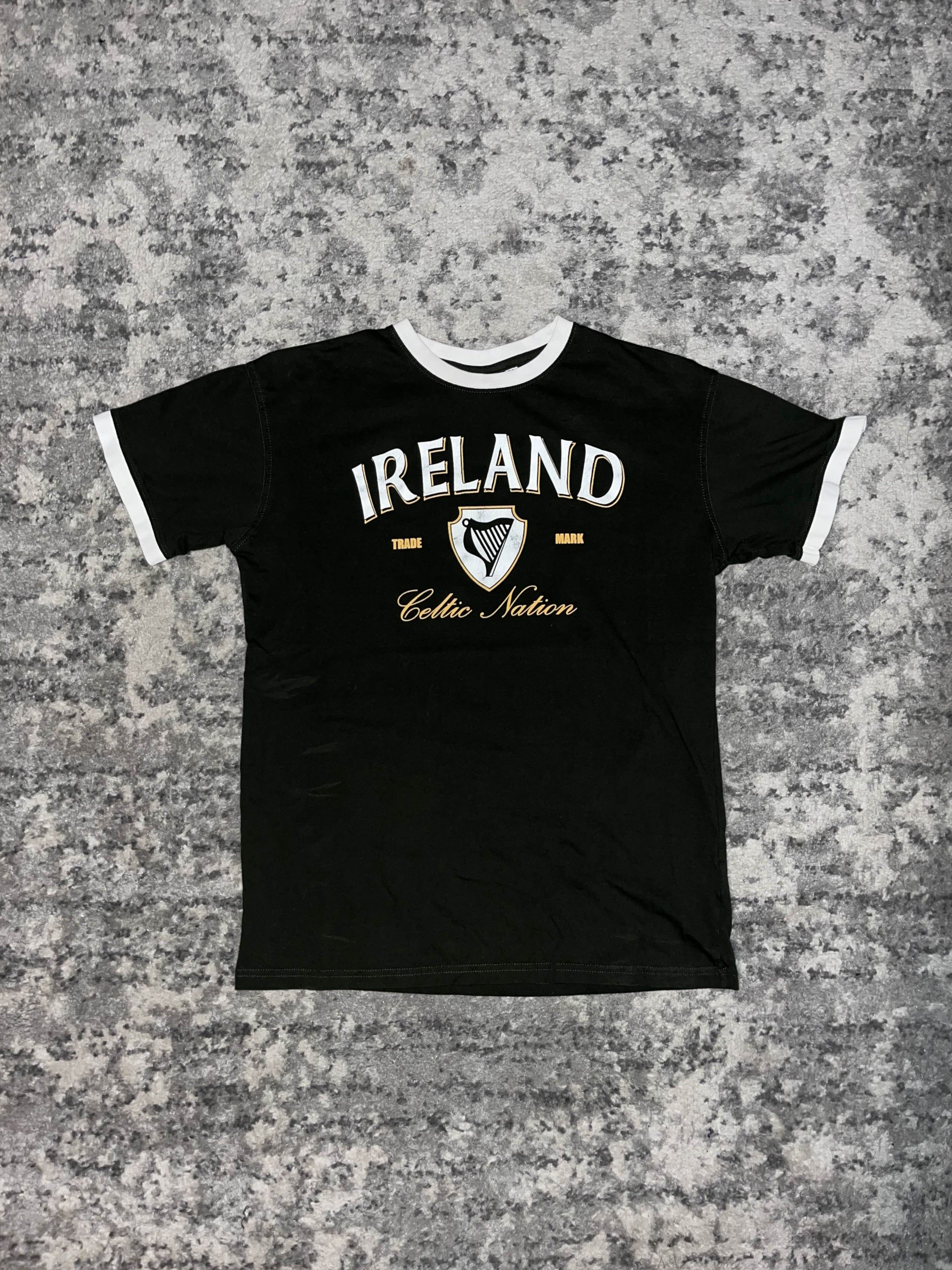 Vintage Lansdowne Ireland Celtic Nation Ringer Shirt Size US M / EU 48-50 / 2 - 1 Thumbnail