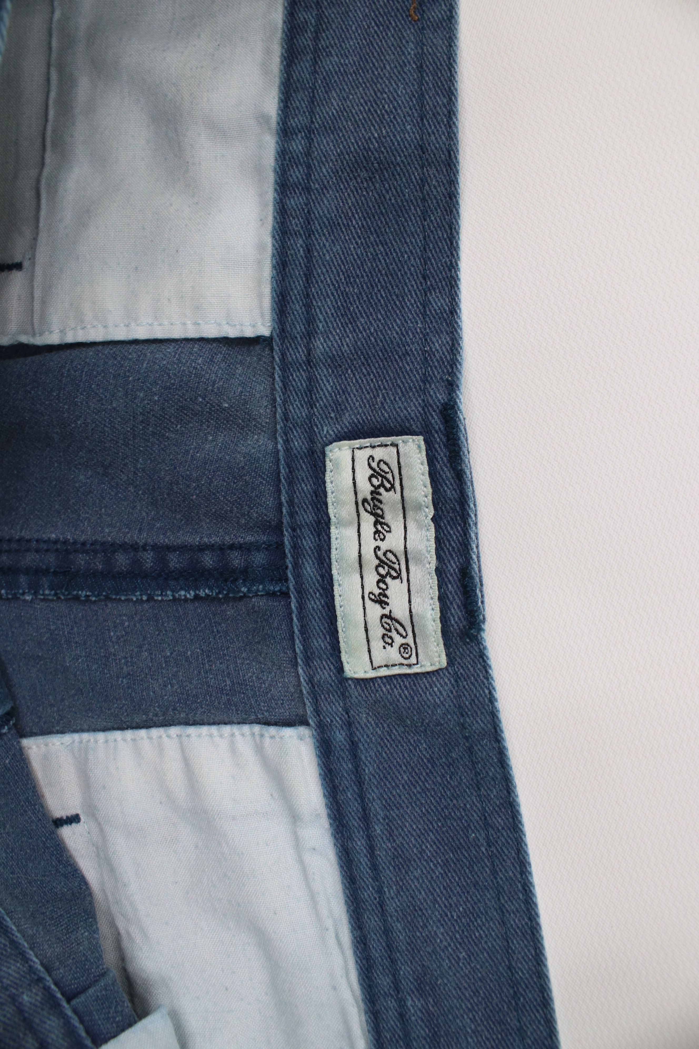 Vintage Vintage 90s Streetwear Stonewash Baggy Cargo Shorts Blue Size US 36 / EU 52 - 7 Thumbnail