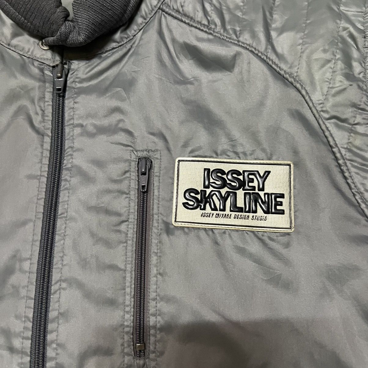 Issey Miyake Vintage Issey Miyake Skyline Bomber Style Jacket Size US L / EU 52-54 / 3 - 6 Thumbnail