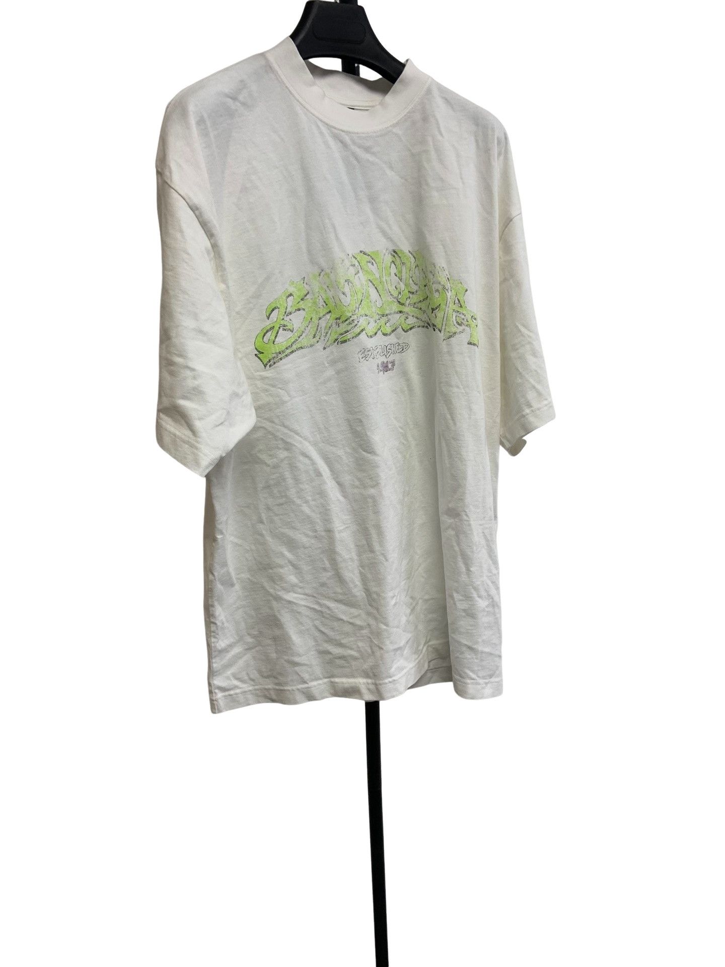 Balenciaga Balenciaga Logo Print T-Shirt Size M Size US M / EU 48-50 / 2 - 1 Thumbnail