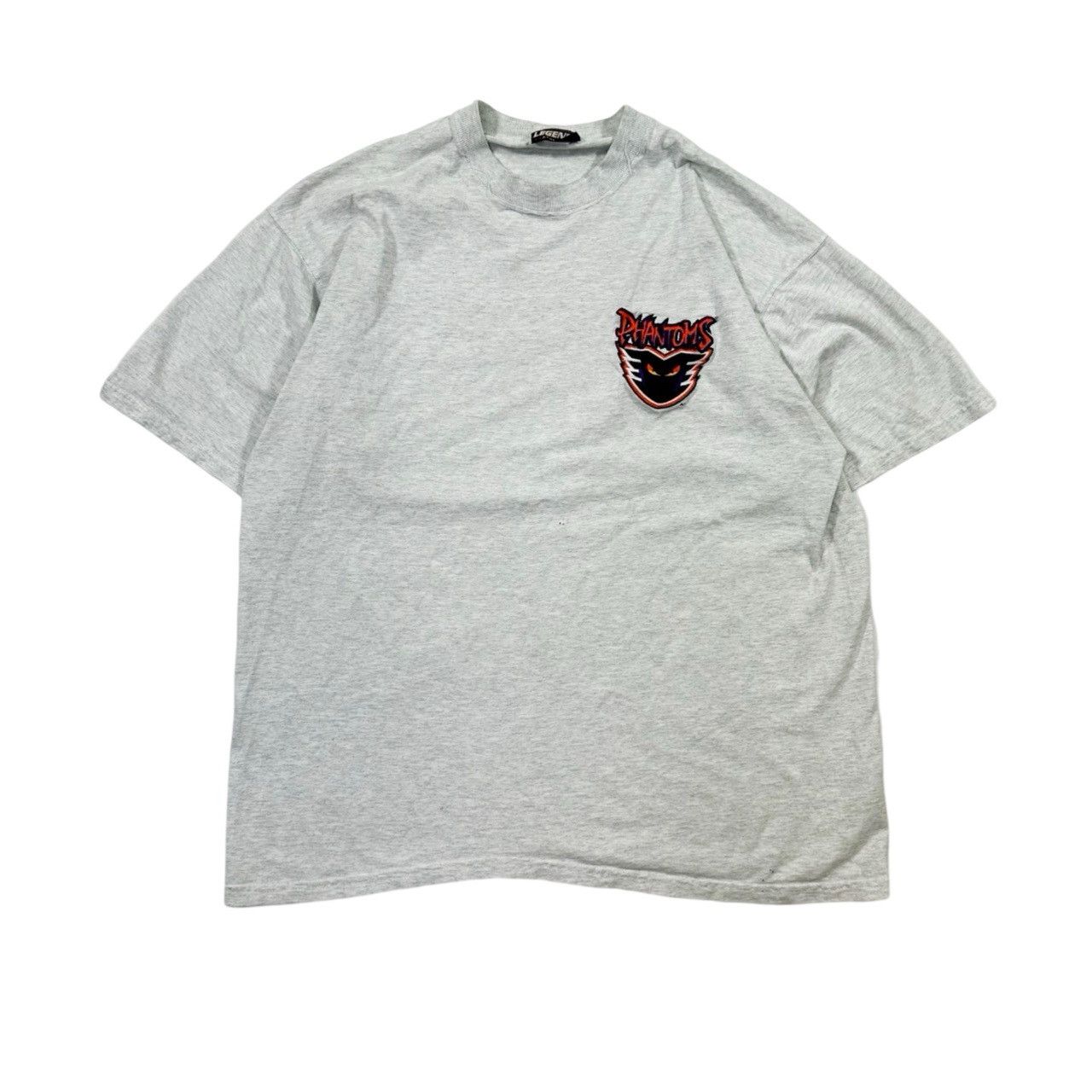 Vintage Vintage 90s Phantoms Hockey Patch T Shirt Size US XL / EU 56 / 4 - 1 Thumbnail