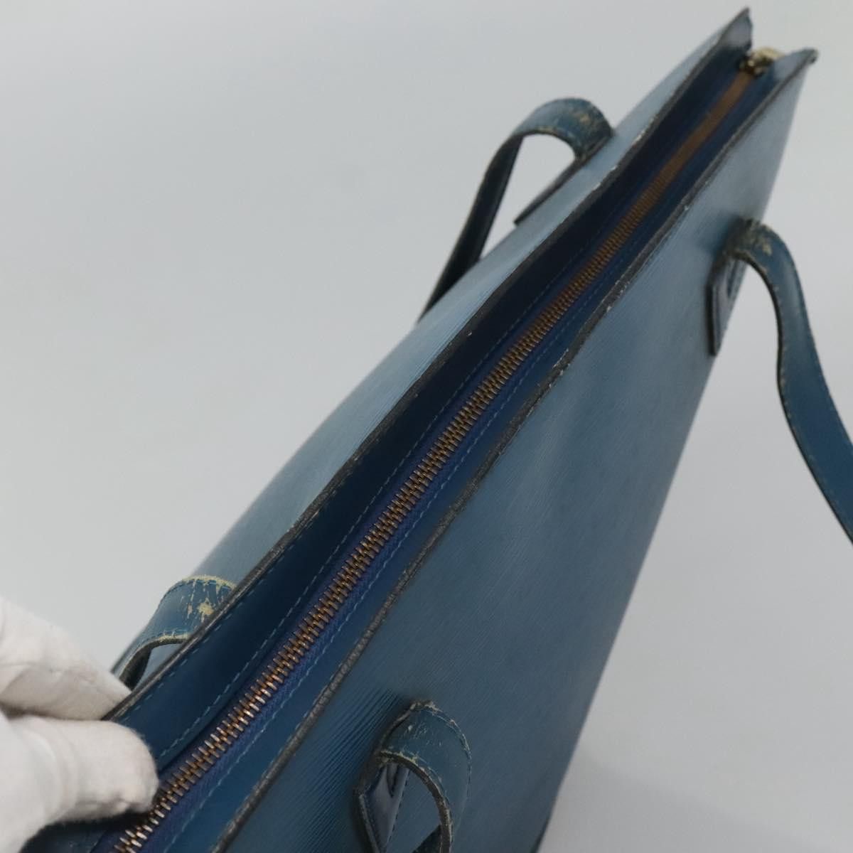 Louis Vuitton LOUIS VUITTON Epi Saint Jacques Shopping Shoulder Bag Blue Size ONE SIZE - 6 Thumbnail