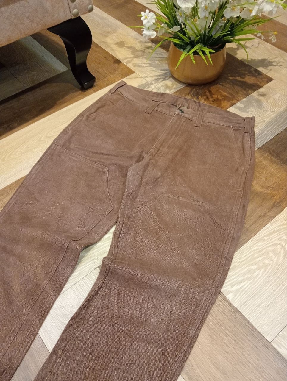 Japanese Brand JAPANESE PHATEE DOUBLE KNEE DENIM PANTS Size US 33 - 4 Thumbnail