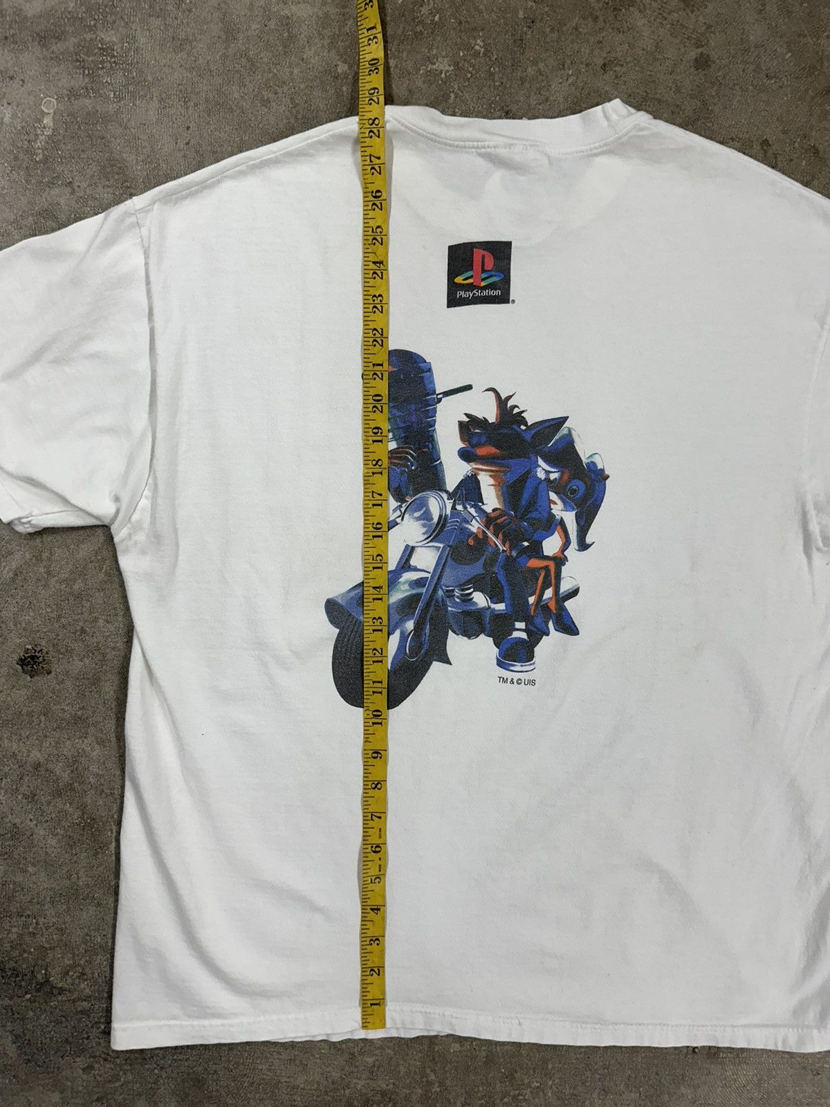 Vintage Vintage 90s Crash Bandicoot Warped Video Game Promo T-Shirt Size US XL / EU 56 / 4 - 17 Thumbnail