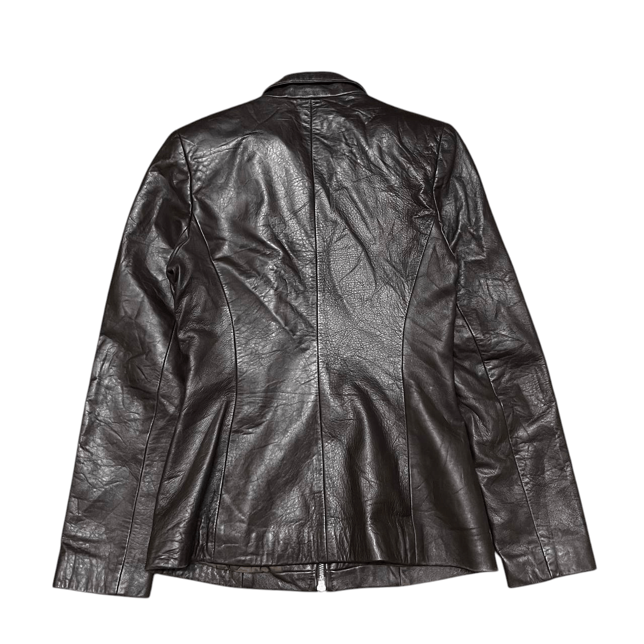 Hugo Boss Vintage Hugo Boss Leather Jacket Black Size US S / EU 44-46 / 1 - 9 Thumbnail