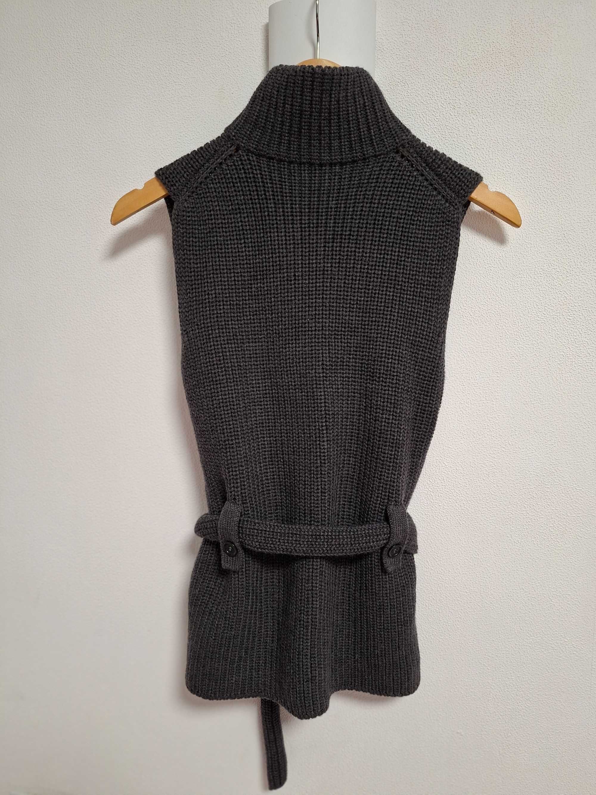 Prada Vintage Prada Wool Belted Zip Vest Size M / US 6-8 / IT 42-44 - 2 Thumbnail