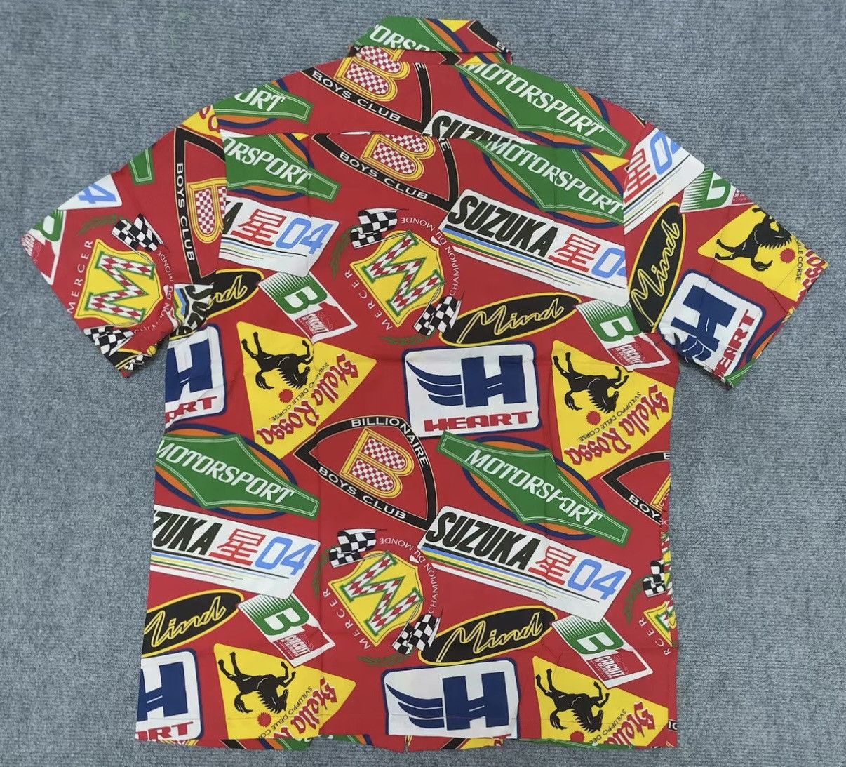 Billionaire Boys Club Racing-themed all-over print shirt by Billionaire Boys Club Size US M / EU 48-50 / 2 - 2 Thumbnail