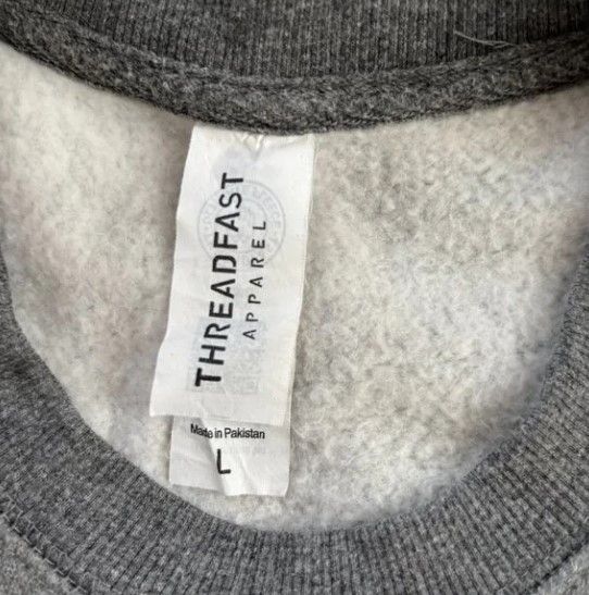 Other Jacqueline Novak Get On Your Knees Heather Grey Sweatshirt Size L / US 10 / IT 46 - 4 Thumbnail