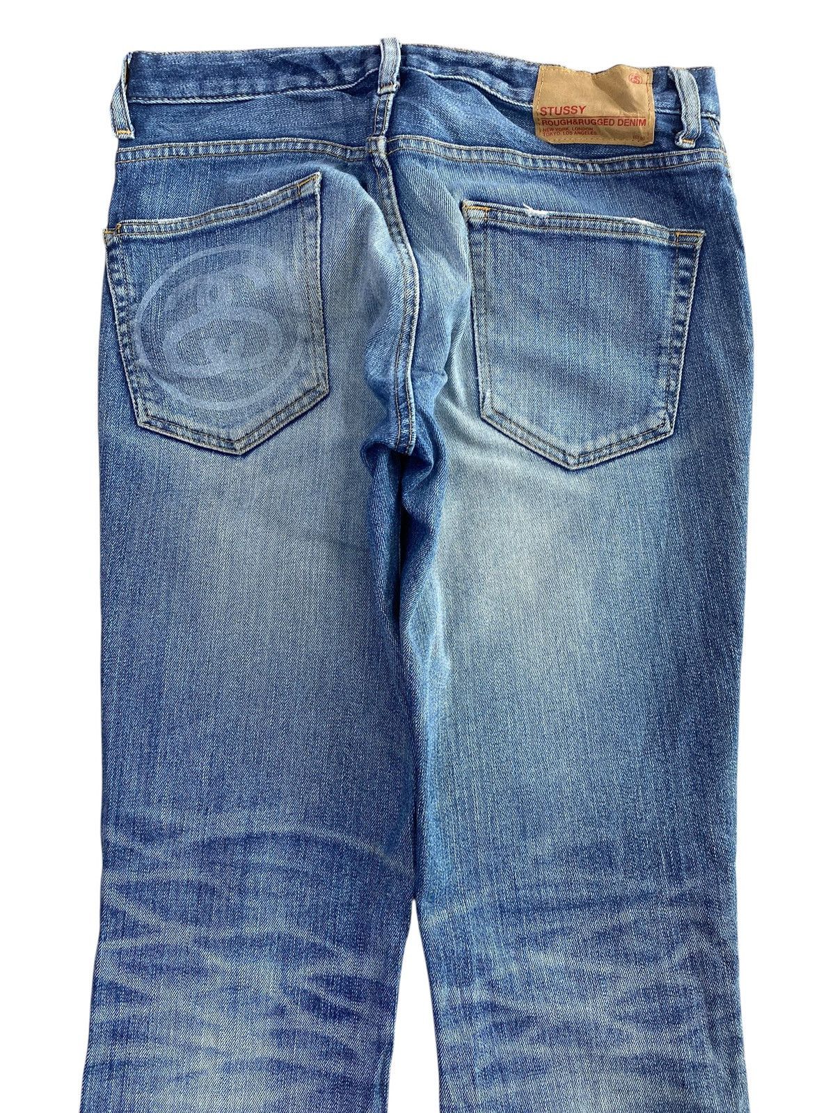 Stussy Stussy Brand Faded Blue Wash Style Fitted Jeans Size US 32 / EU 48 - 4 Thumbnail