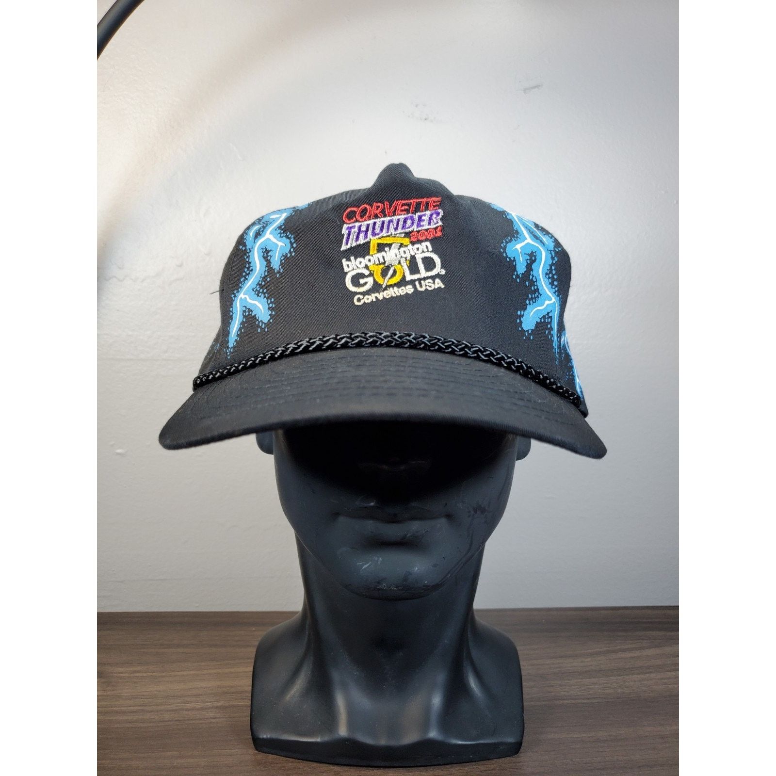 Chevrolet × Nissan Corvette Thunder 2001 Hat Lightning Snapback Cap Chevrolet Size ONE SIZE - 4 Thumbnail