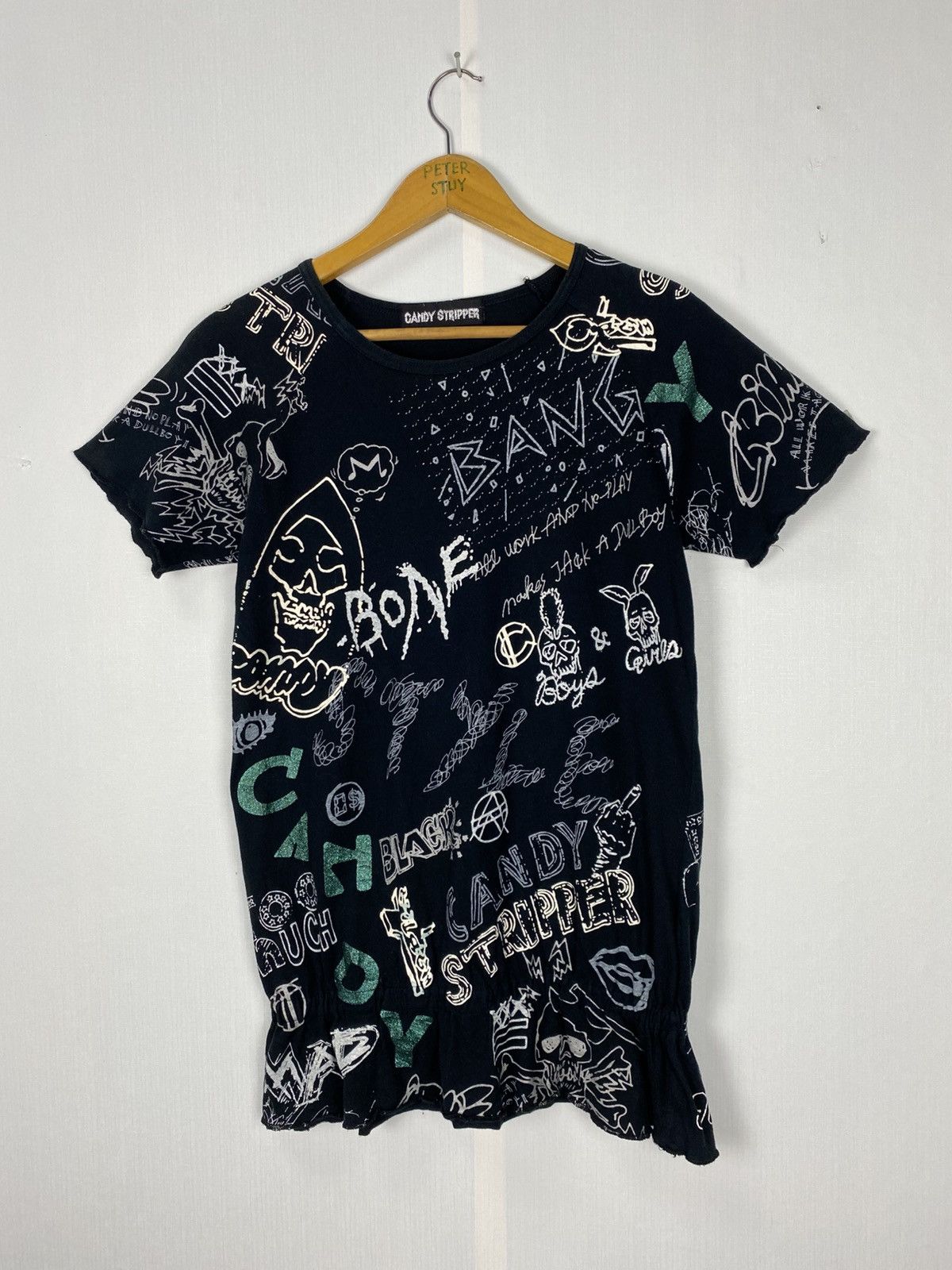 Japanese Brand Candy Stripper Women Tee Size S / US 4 / IT 40 - 2 Thumbnail