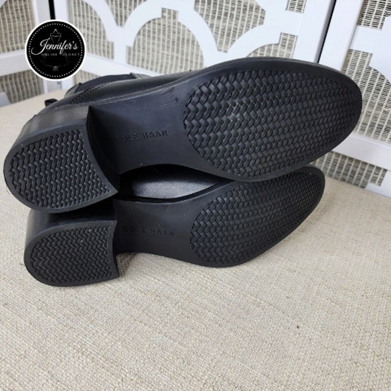 Cole Haan Cole Haan Women's Black Corinne Chelsea Leather Bootie Size US 8.5 / IT 38.5 - 11 Thumbnail