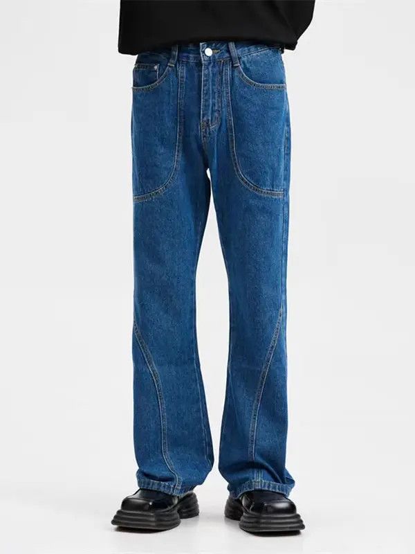 Japanese Brand VIBE Harajuku original micro-flare floor-length jeans Size US 31 - 7 Thumbnail