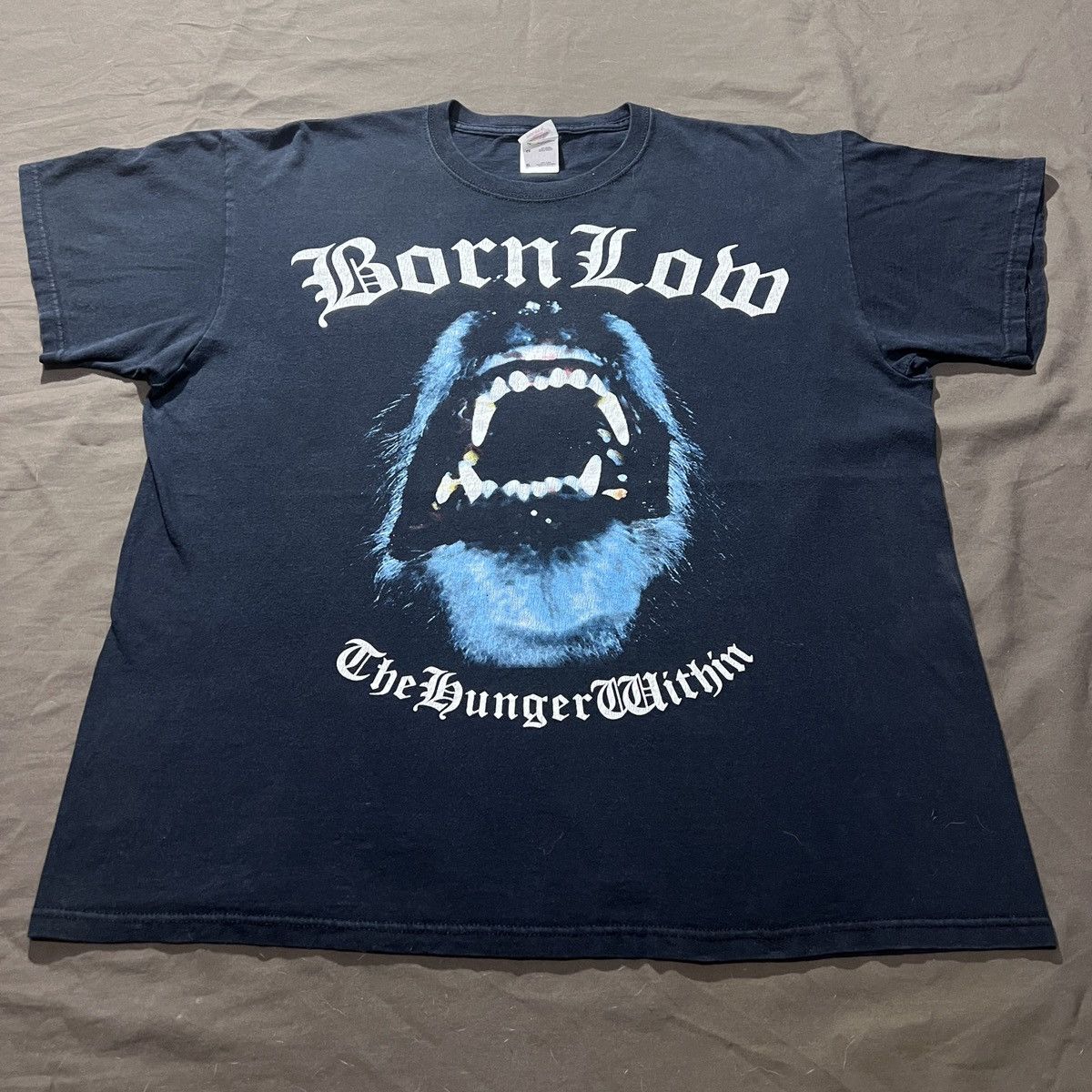 Band Tees Vintage Y2K Born Low The Hunger Within Promo Tee XL Hardcore Size US XL / EU 56 / 4 - 1 Thumbnail