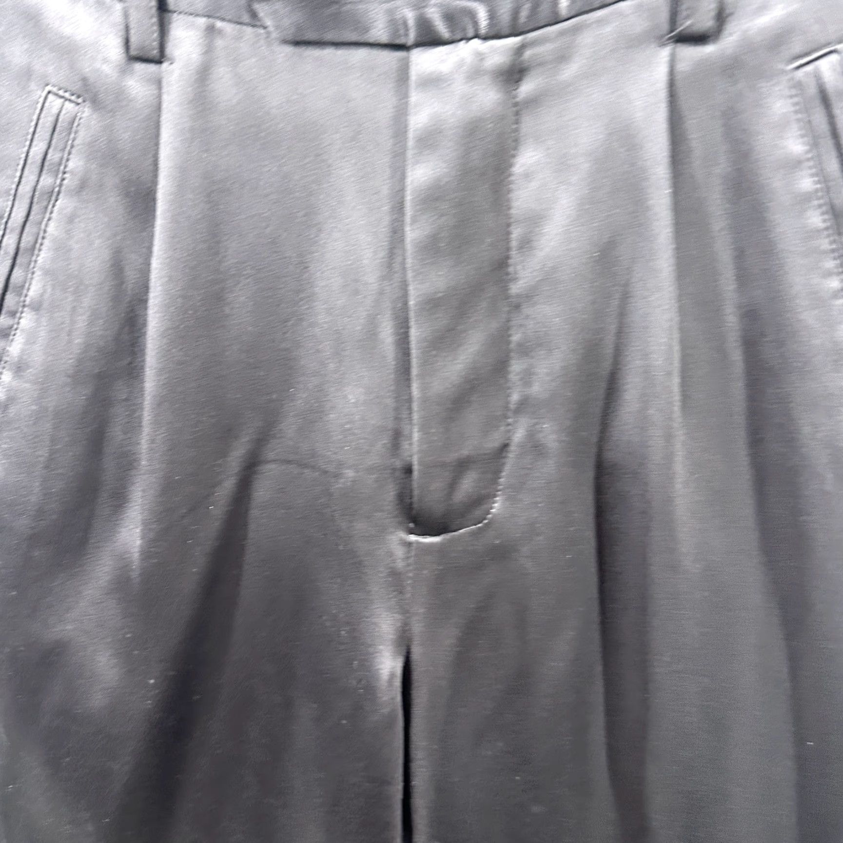 Fleur du Mal VINTAGE Fleur Du Mal Silk Dress Pants Women 0 High Rise Tapered Slacks Black Formal Workwear Size 25" / US 0 / IT 36 - 5 Thumbnail