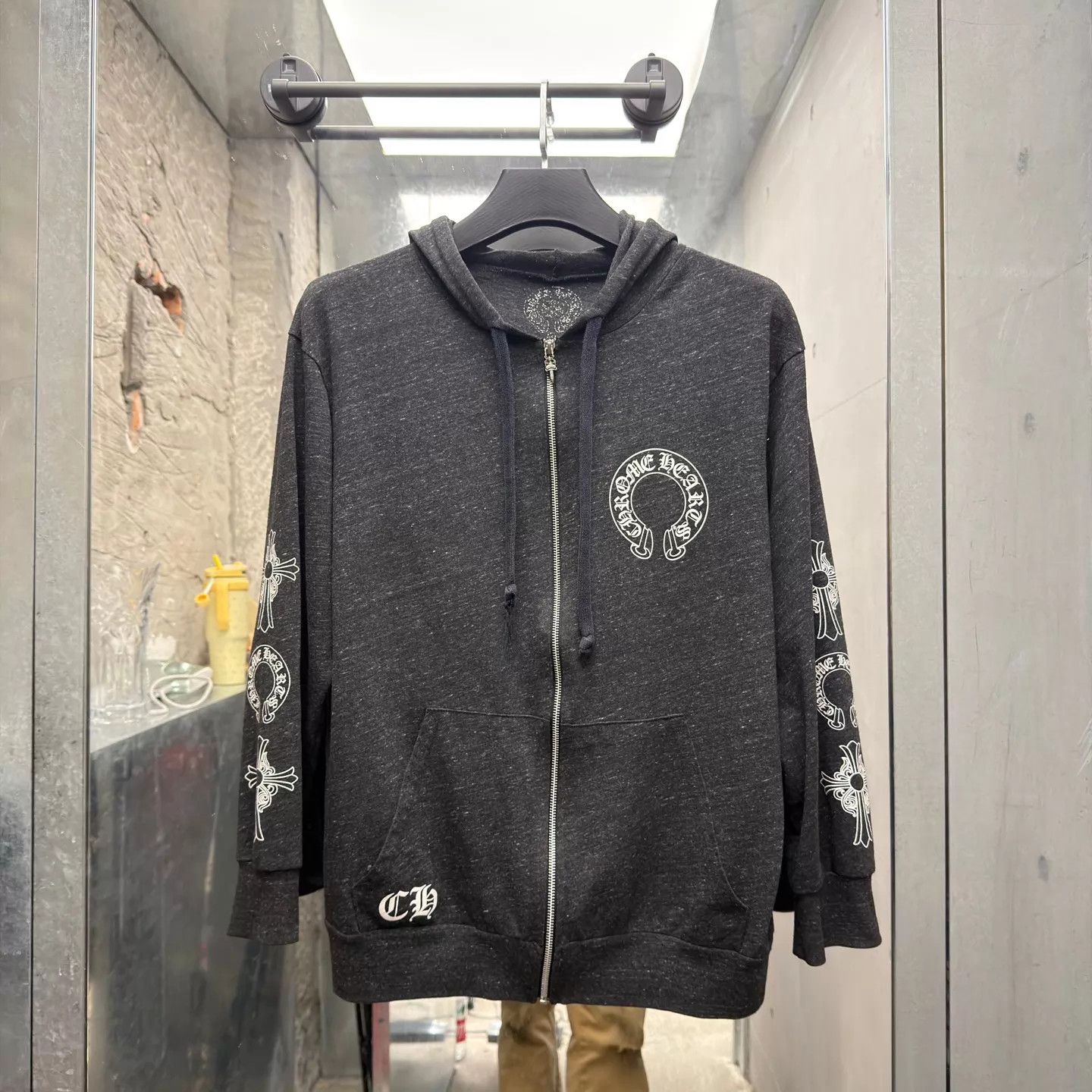 Chrome Hearts Chrome Hearts Black Gray 3-Element T-bar Zip XXL Jacket Size US XXL / EU 58 / 5 - 1 Thumbnail