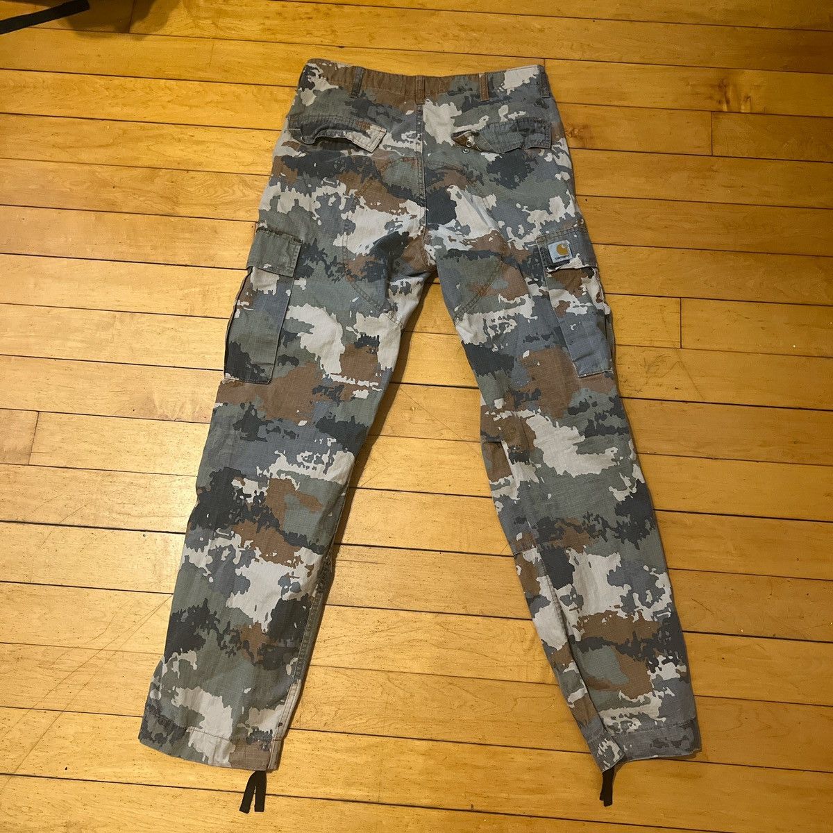 Carhartt Wip Carhartt WIP Camo Cargo Pants Size US 31 - 3 Thumbnail