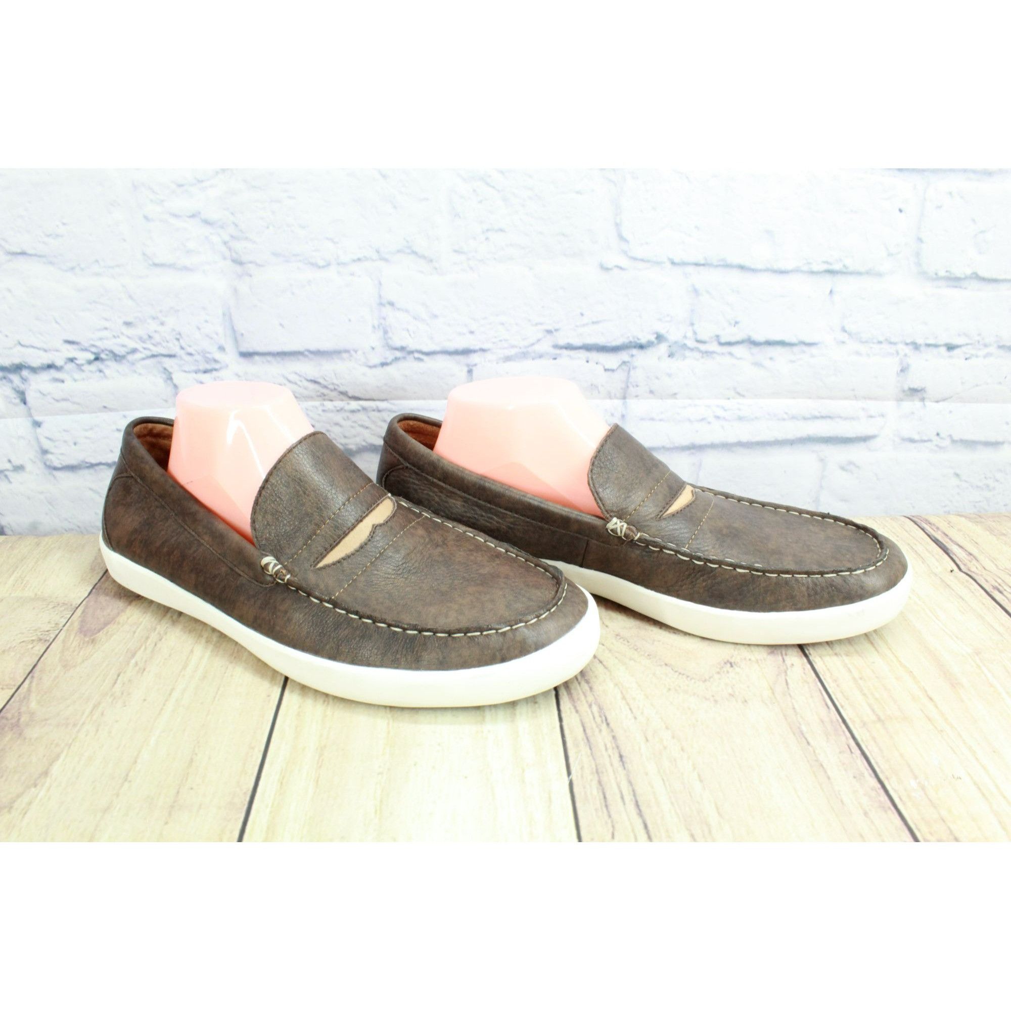 Leather LL Bean Mountainville Men's Slip On Penny Loafer Shoes Size US 11 / EU 44 - 3 Thumbnail