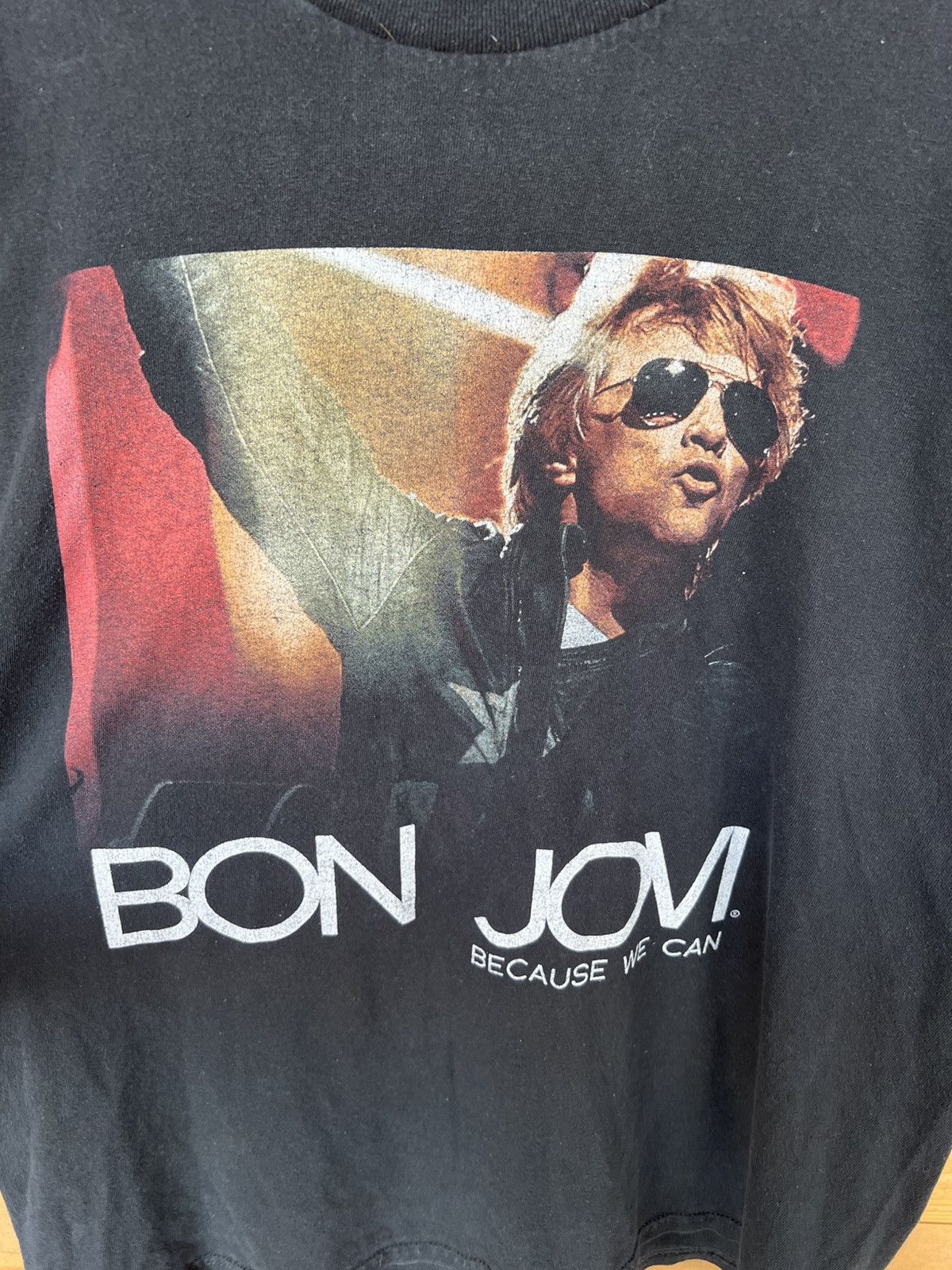 Band Tees 2013 VINTAGE BON JOVI CAUSE WE CAN WORLD ROUR BAND T SHIRT Size US L / EU 52-54 / 3 - 4 Thumbnail