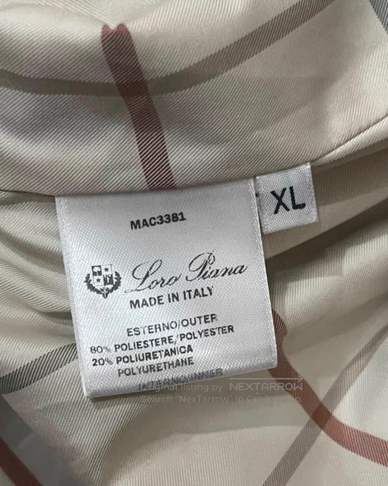 Loro Piana Loro Piana Tech fabric long coat Size US XL / EU 56 / 4 - 6 Thumbnail