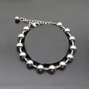 Jewelry Ball Chain Bracelet 2000s Chrome Y2K Punk Skater Grunge Size ONE SIZE - 1 Thumbnail