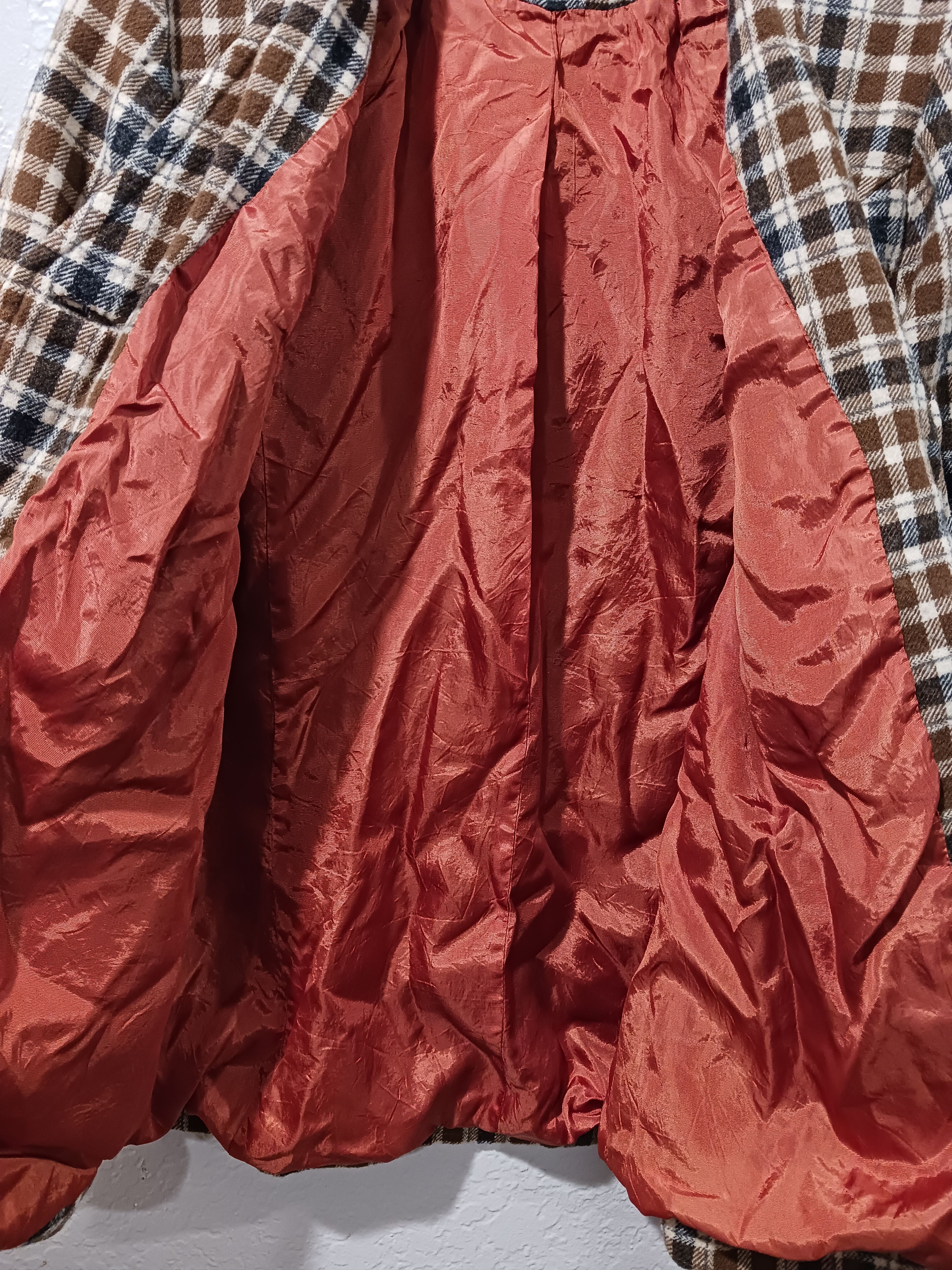 Pendleton × Vintage Pendleton Vintage 1970s Brown Plaid Blazer Suit Style Jacket Size XL / US 12-14 / IT 48-50 - 8 Thumbnail