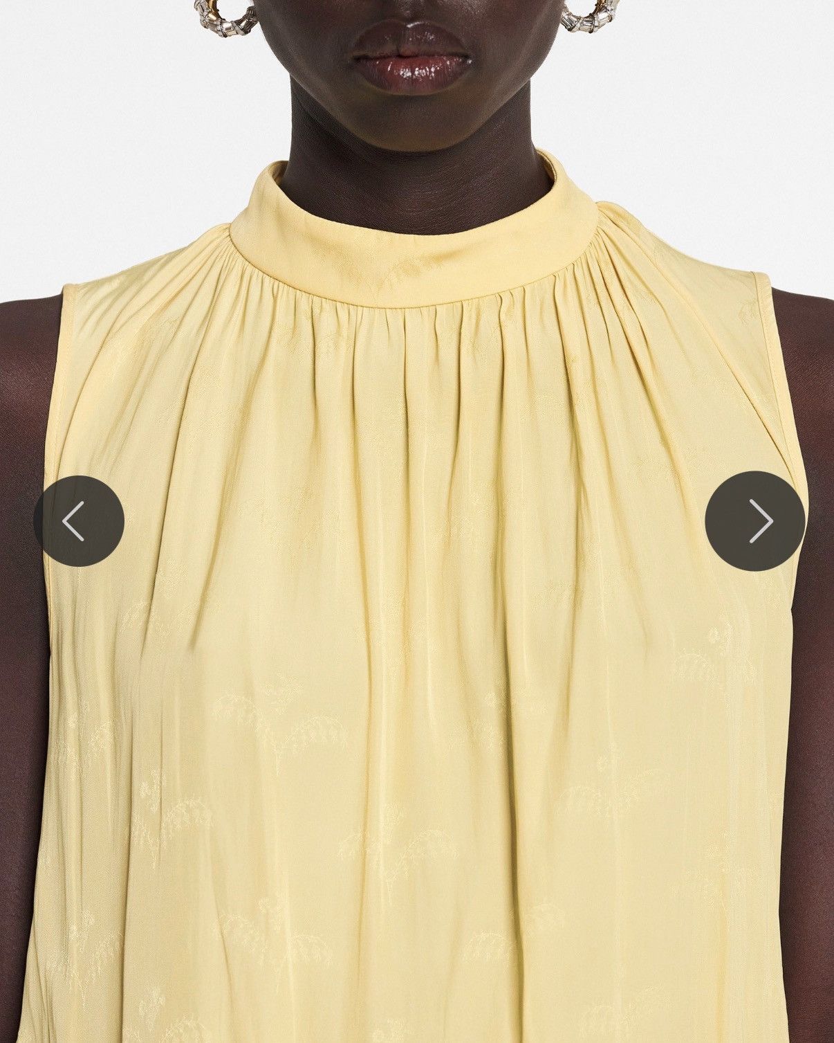Lanvin LANVIN SLEEVELESS JACQUARD CHARMEUSE TOP Size M / US 6-8 / IT 42-44 - 5 Thumbnail