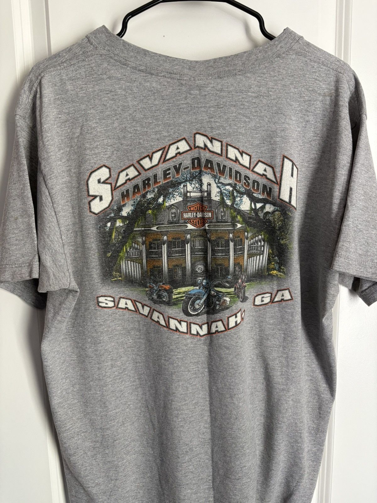 Harley Davidson Vintage Harley Davidson Tee Savannah Georgia Size US L / EU 52-54 / 3 - 2 Thumbnail