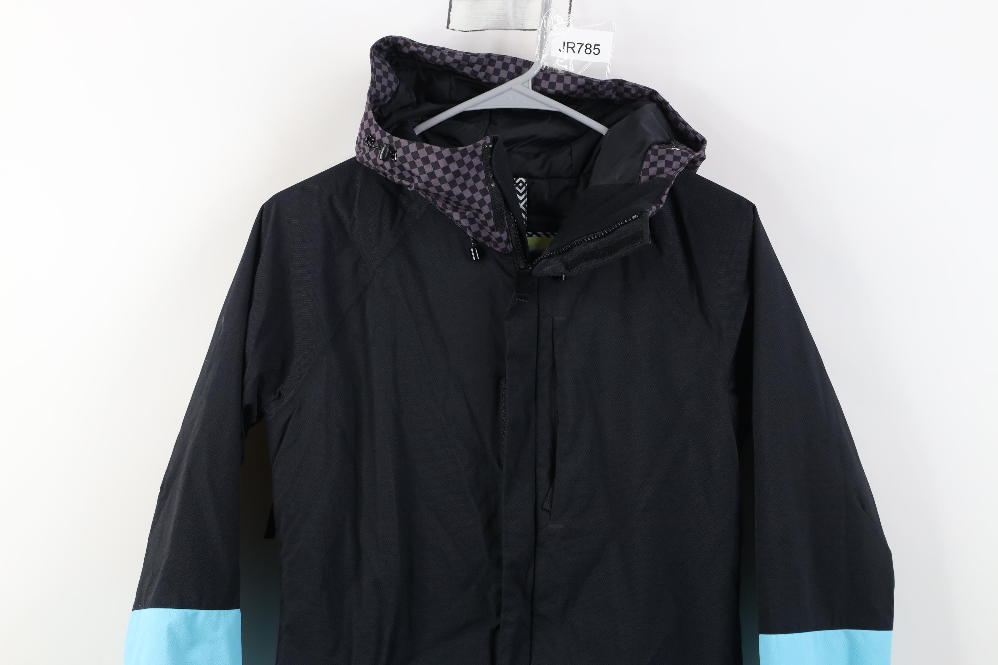 Burton Burton DryRide Spell Out Color Block Hooded Snowboard Jacket Size XS / US 0-2 / IT 36-38 - 2 Thumbnail