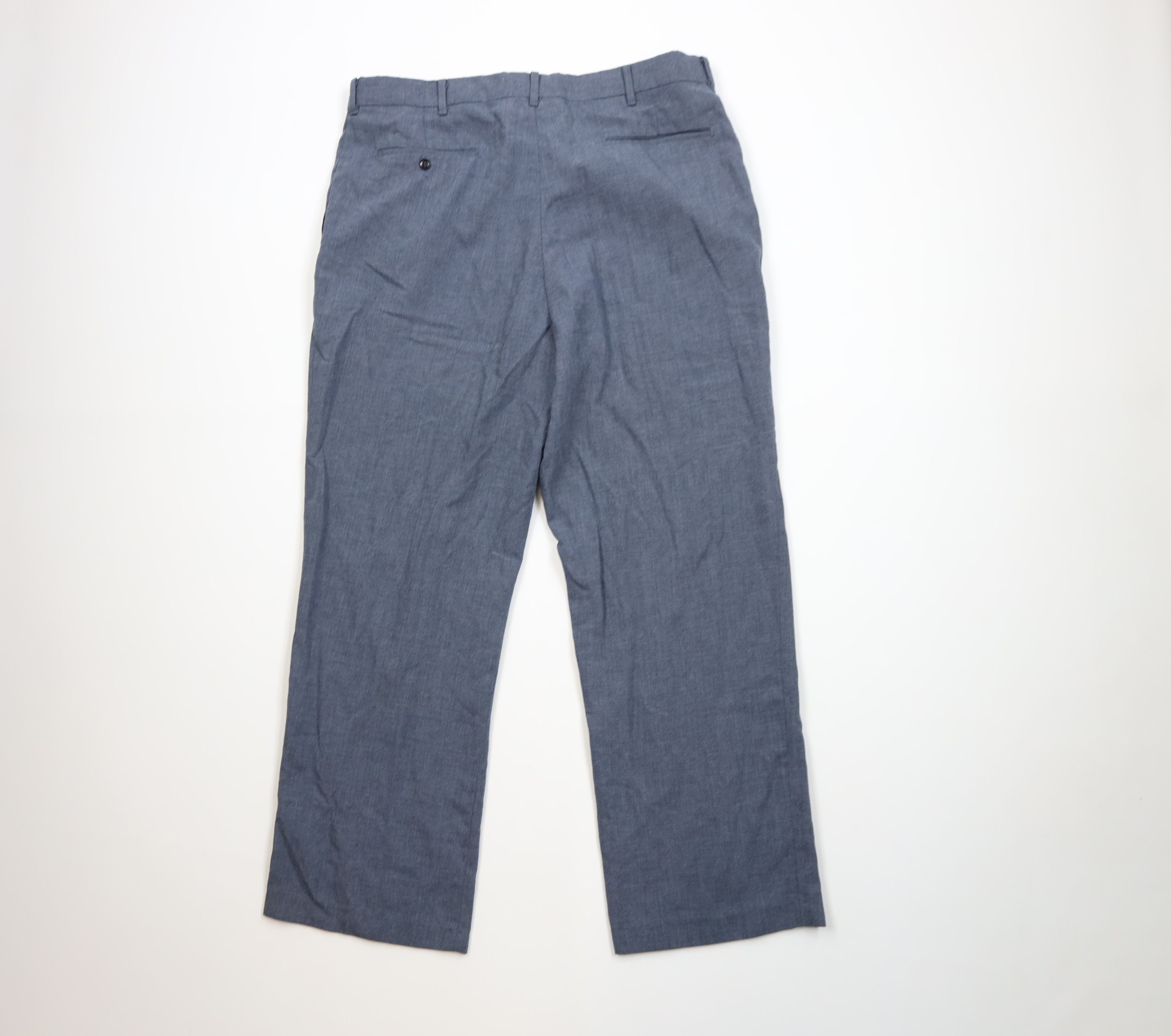 Vintage Vintage 70s Streetwear Knit Flared Wide Leg Chino Pants USA Size US 36 / EU 52 - 8 Thumbnail