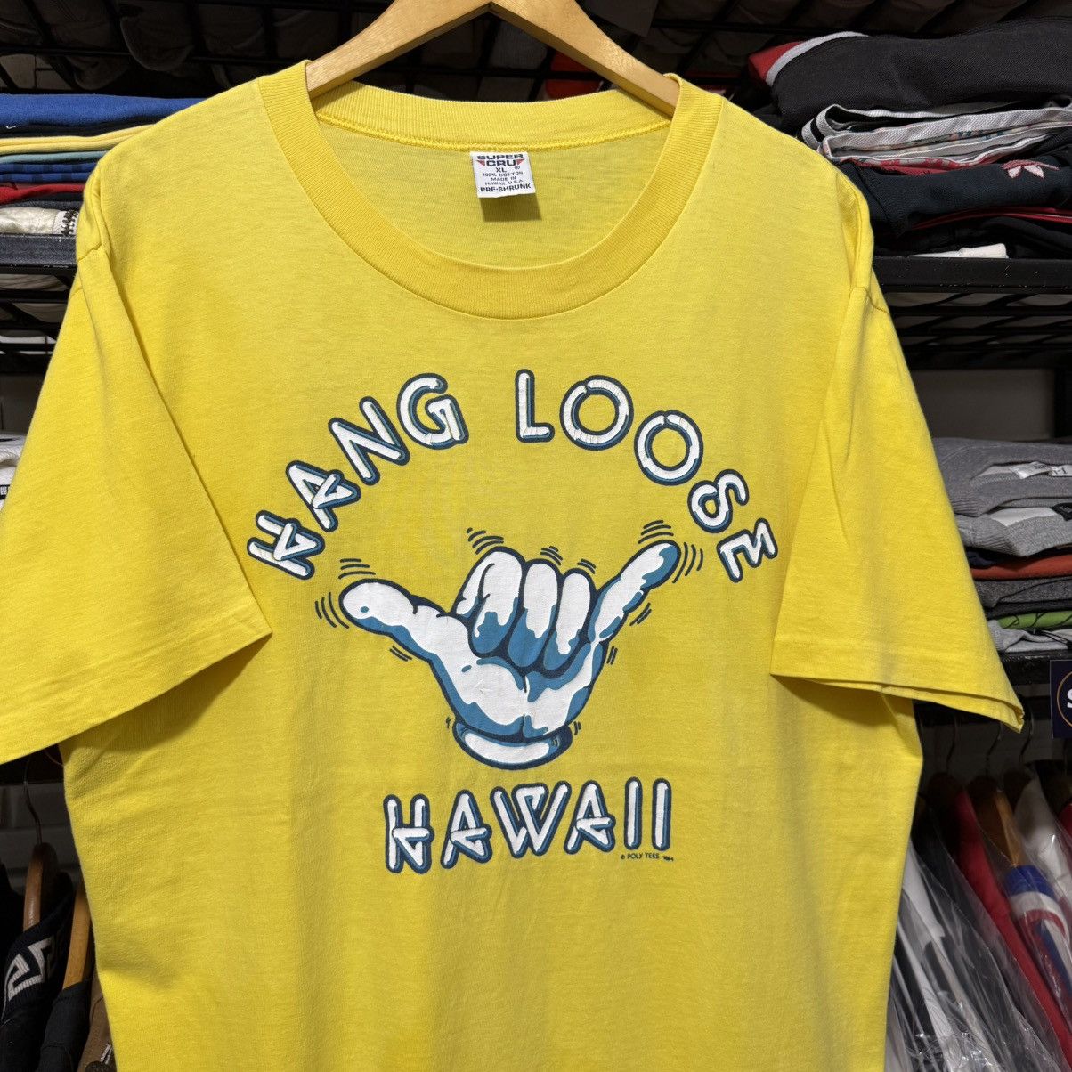 Sun Surf Vintage 80s hang loose hawaii poly tees tshirt Size US XL / EU 56 / 4 - 4 Thumbnail