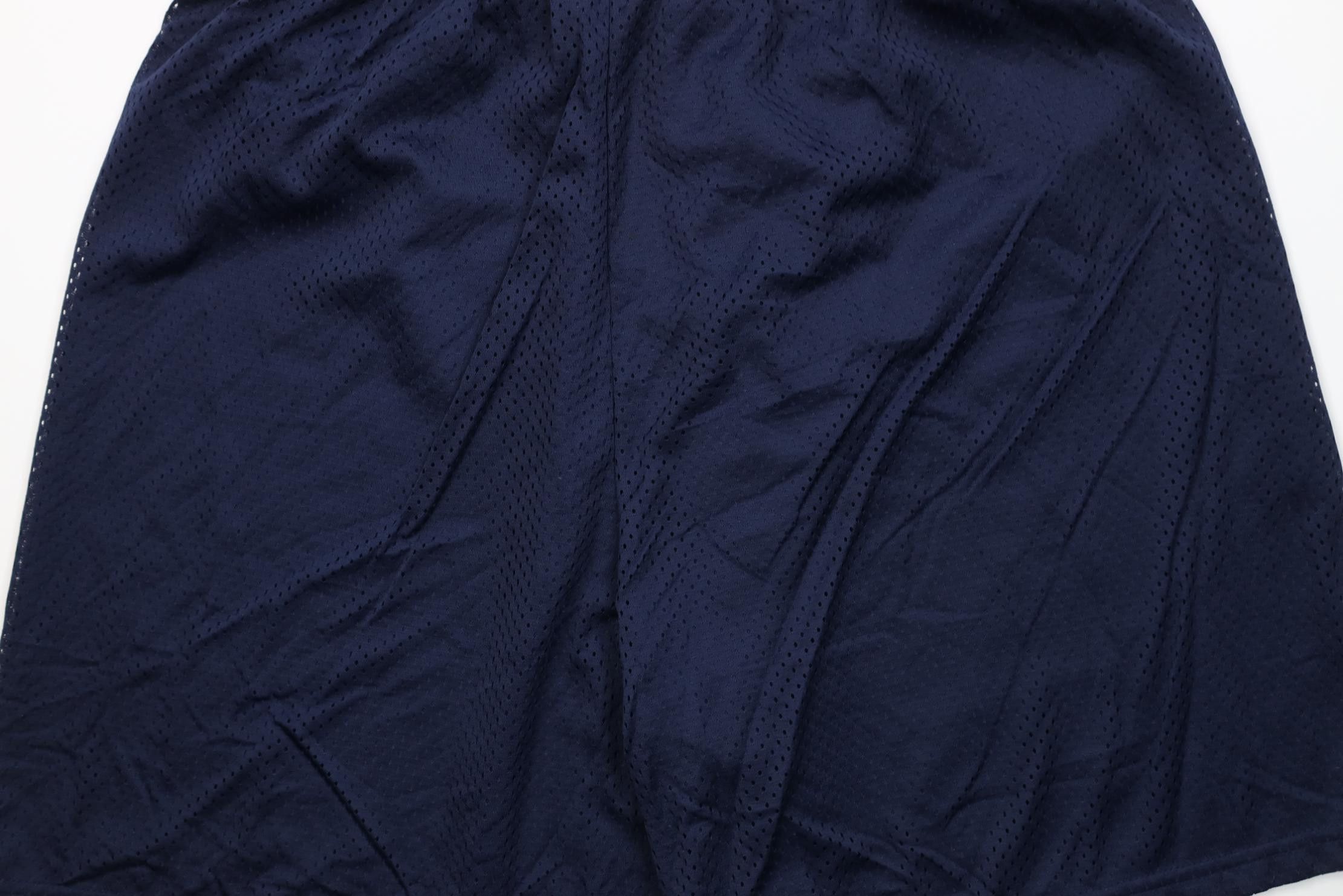 Reebok Vintage 90s Y2K Reebok Above Knee Mesh Shorts Navy Blue Size US 34 / EU 50 - 10 Thumbnail