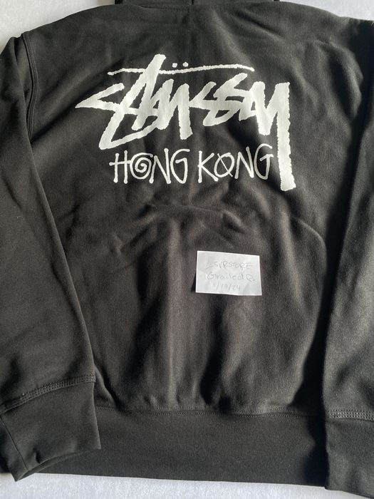 Stussy Stussy Hong Kong Exclusive Zip Hoodie Black Large | Grailed